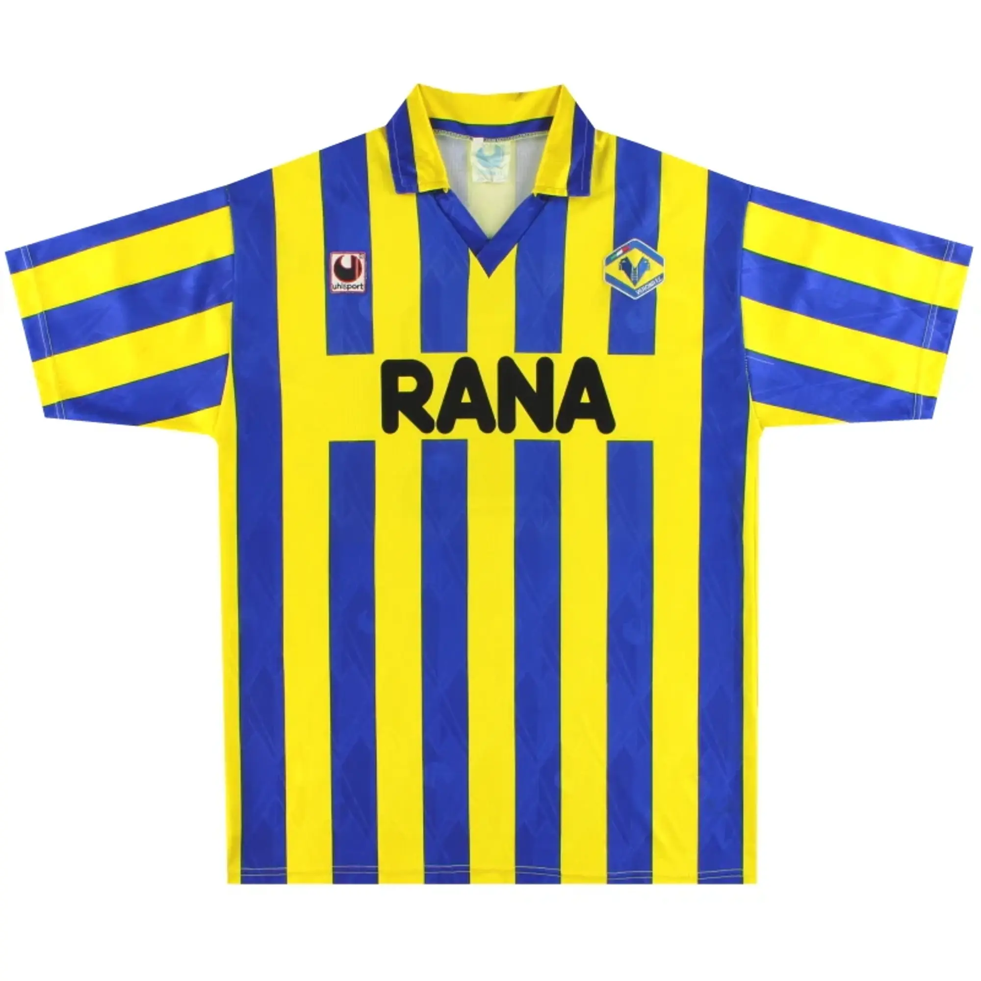 1992-93 Hellas Verona Uhlsport Home Shirt #2 *Mint* XL - Other Italian Clubs / Mint / XL