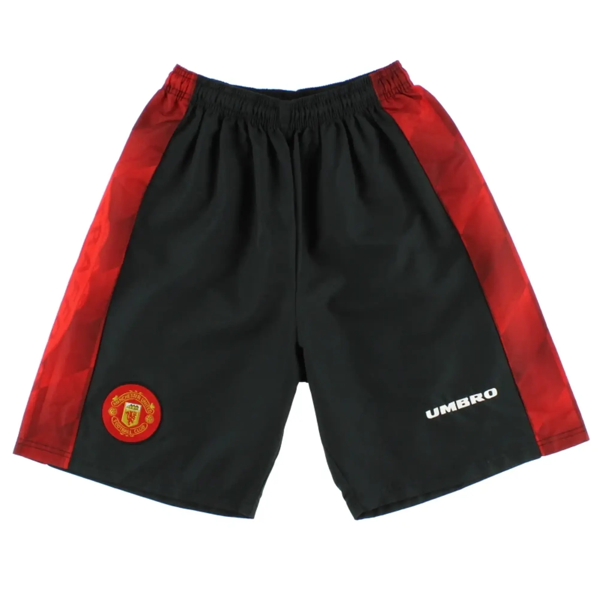 1996-98 Manchester United Umbro Home Change Shorts L.Boys - Manchester United / Excellent / Youth