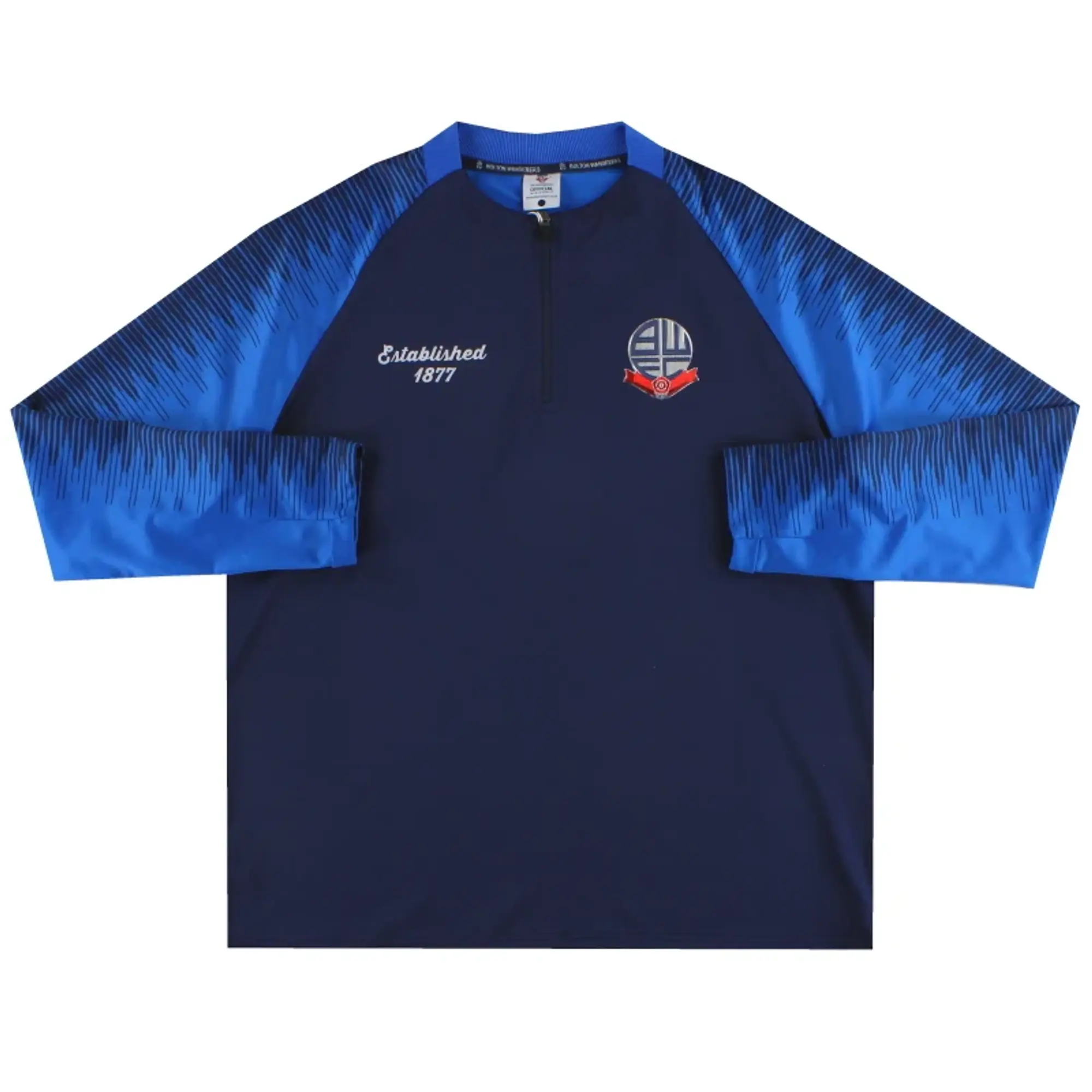 2019-20 Bolton Established 1877 1/4 Zip Training Top XXL - Bolton Wanderers / Excellent / XXL