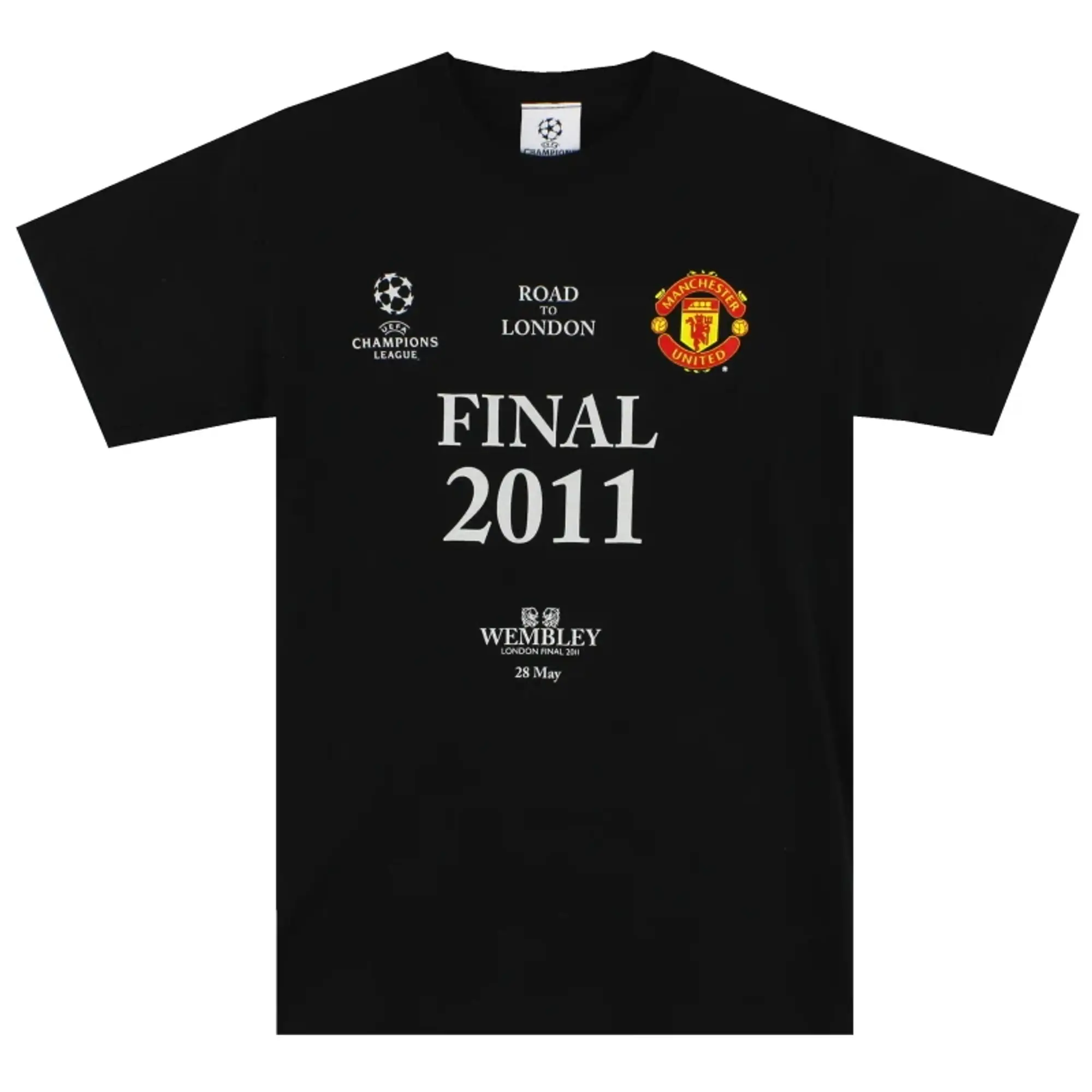 2011 Manchester United Champions League Graphic Tee S - Manchester United / Excellent / Small