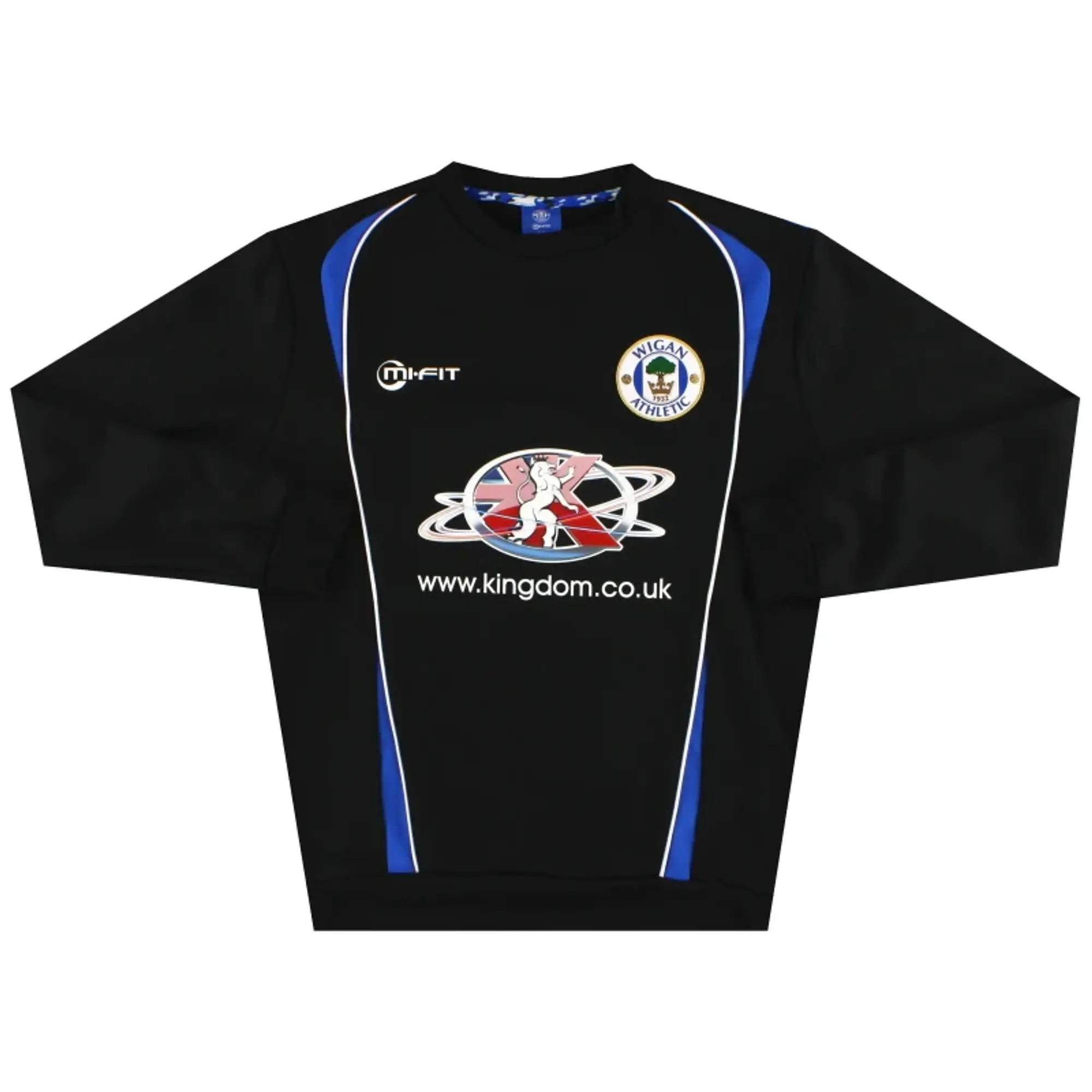 2010-11 Wigan Mi-Fit Player Issue Training Sweatshirt M - Wigan / Excellent / Medium