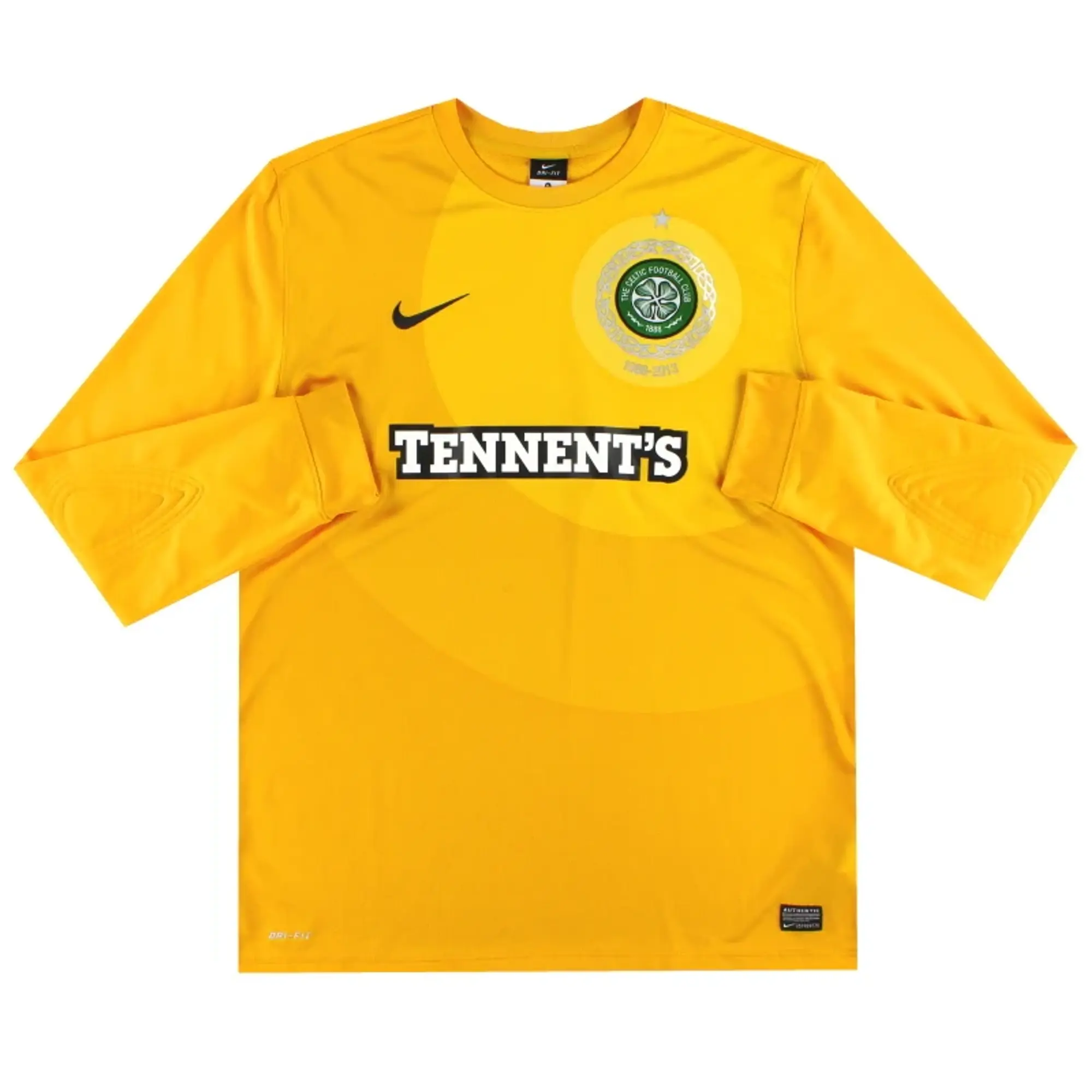 2012-13 Celtic Nike '125th Anniversary' Goalkeeper Shirt L/S #1 XL - Celtic / Excellent / XL