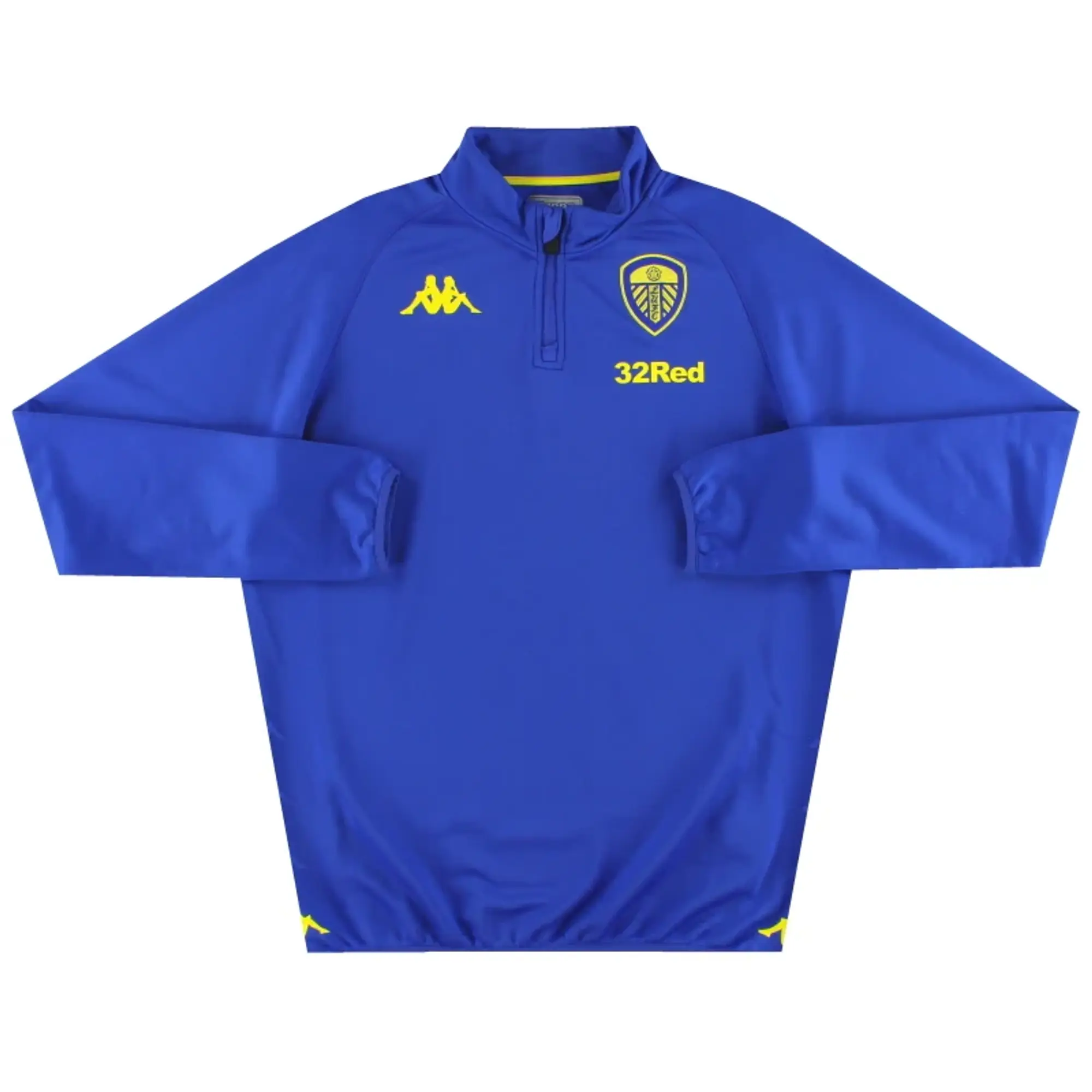 2019-20 Leeds Kappa 1/4 Zip Training Top M - Leeds / Excellent / Medium