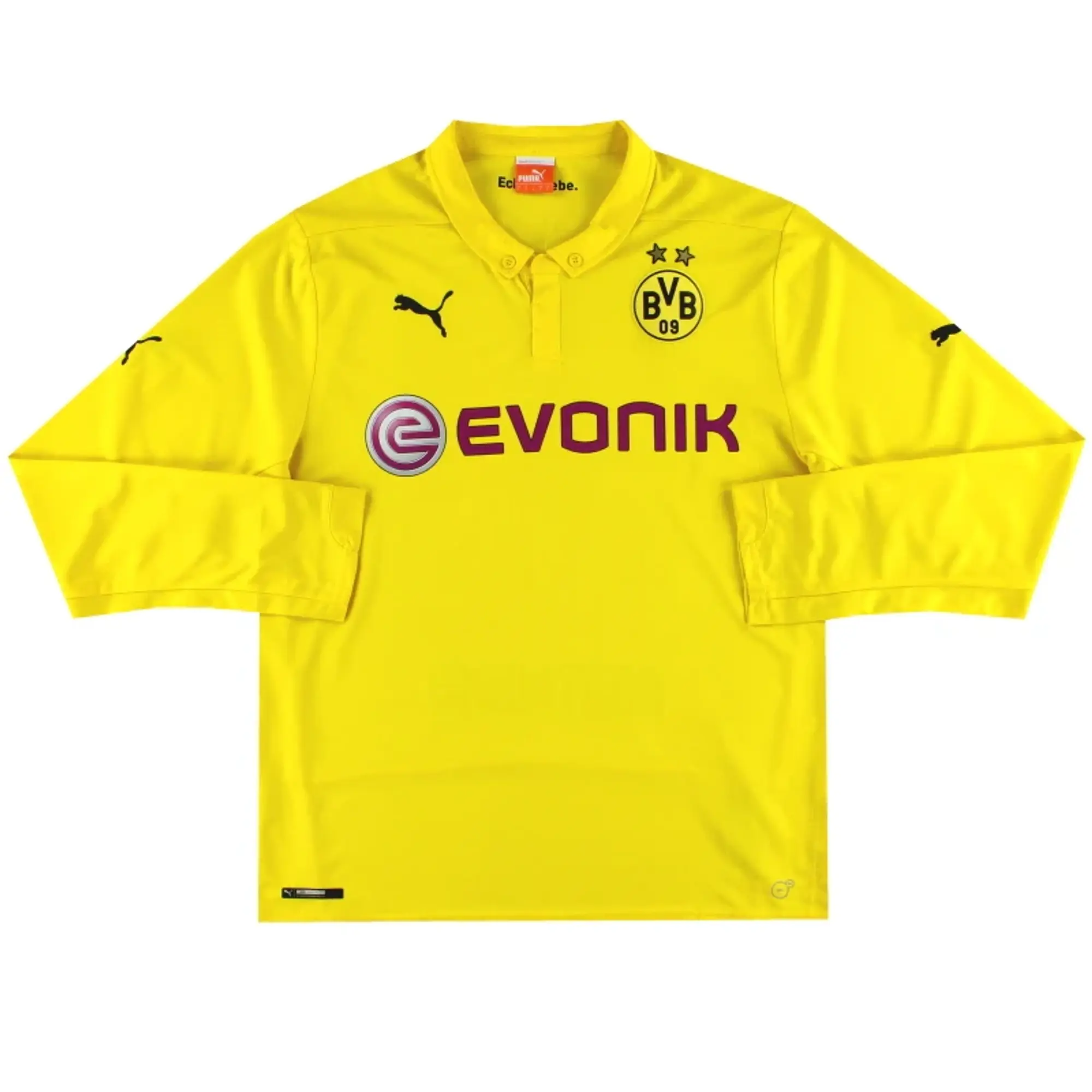 2014-15 Dortmund Puma Champions League Shirt L/S *As New* L - Dortmund / As New / Large