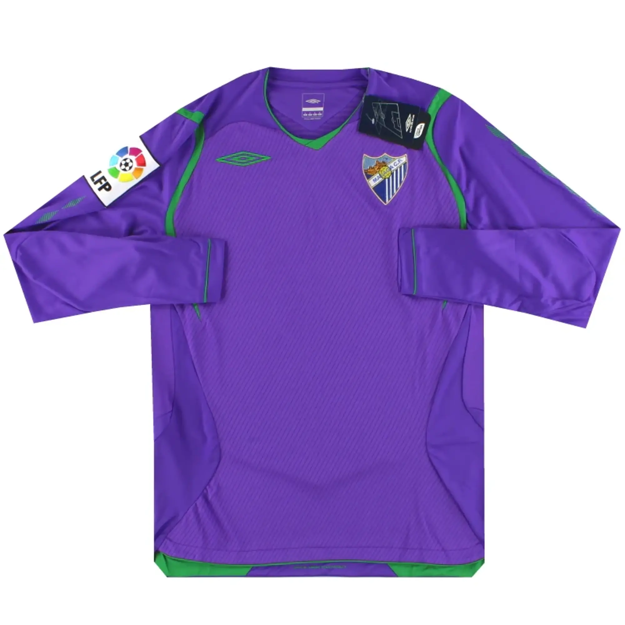 2008-09 Malaga Umbro Away Shirt L/S *w/tags* S - Other Spanish Clubs / w/tags / Small