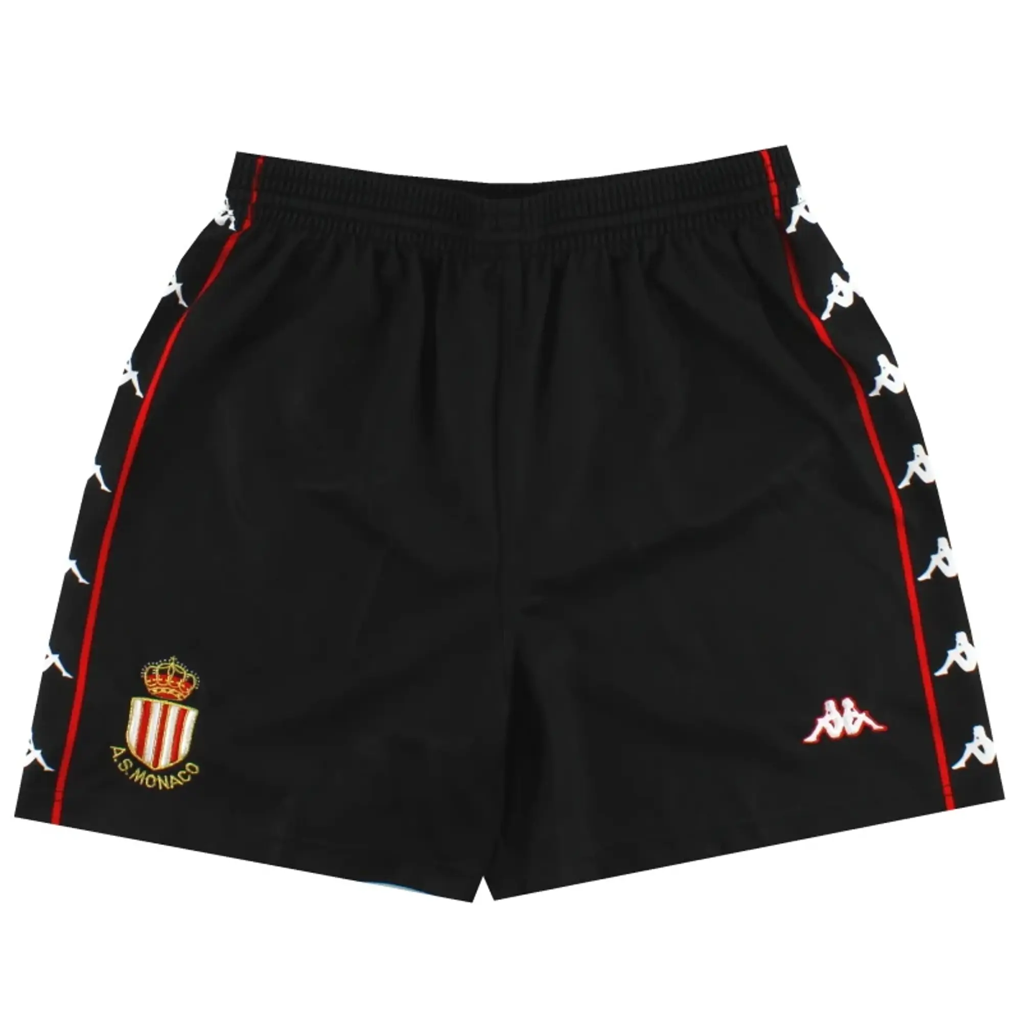 2000-01 Monaco Kappa Away Shorts L - Monaco / Excellent / Large