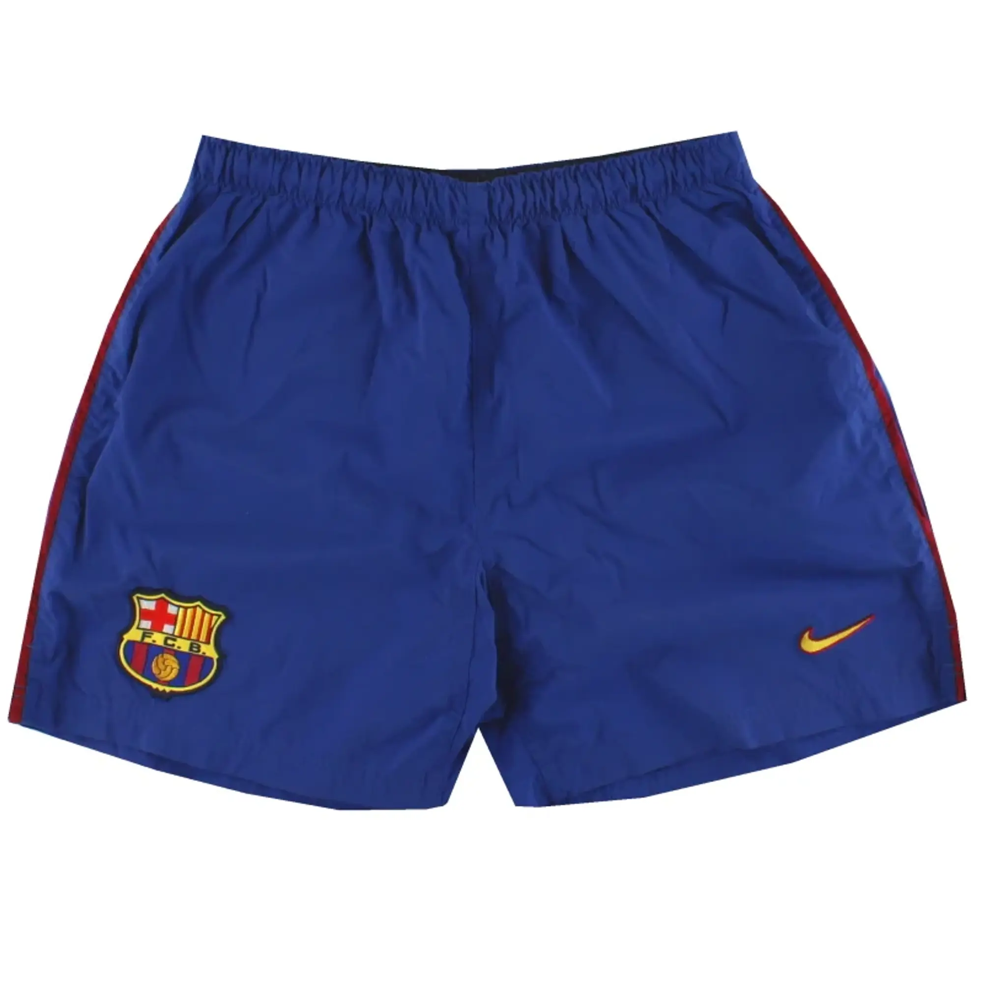 2002-03 Barcelona Nike Home Shorts *Mint* M - Barcelona / Mint / Medium
