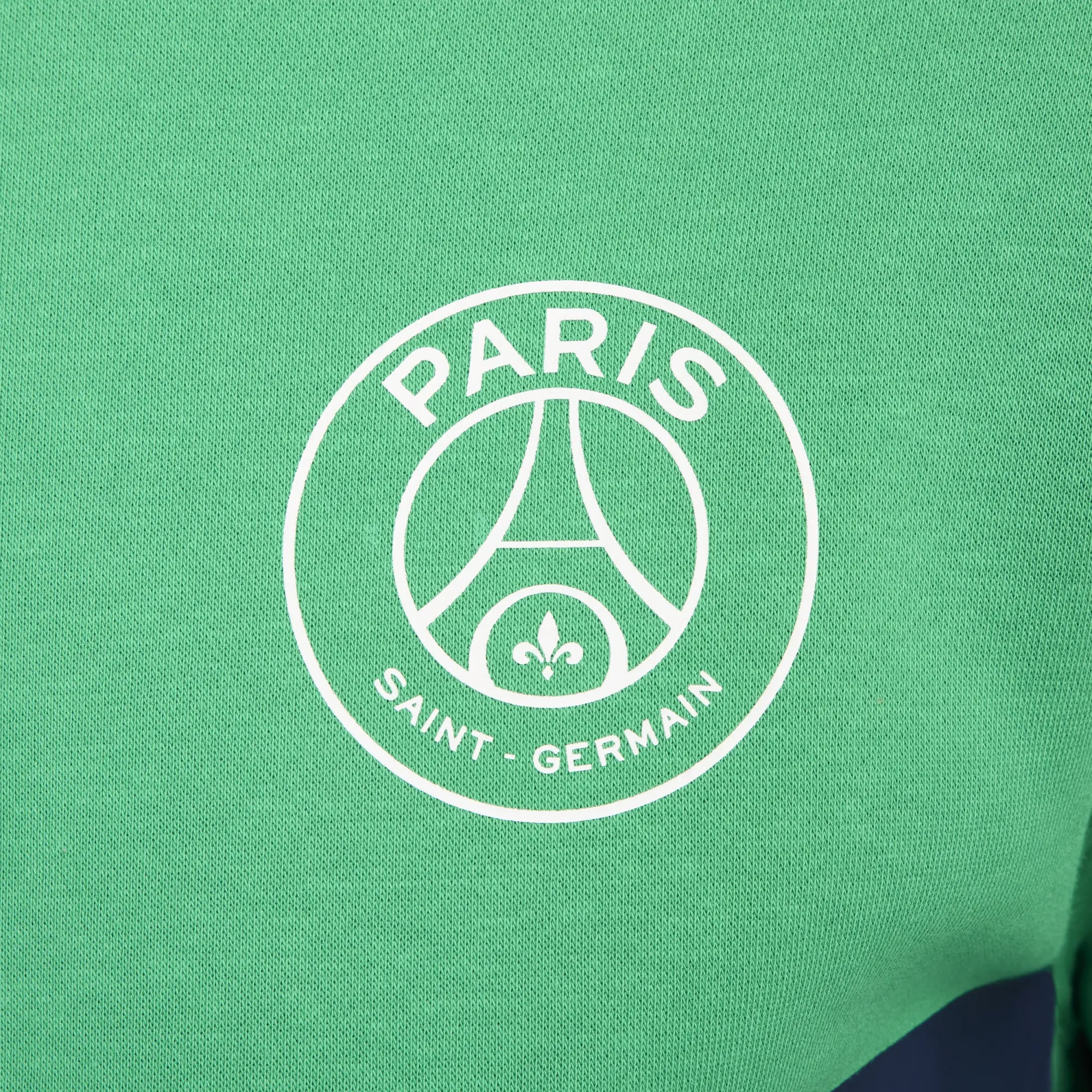 Paris Saint-Germain Club Sport Essentials Men's Nike Football Crew-Neck Sweatshirt - Green - Cotton/Polyester