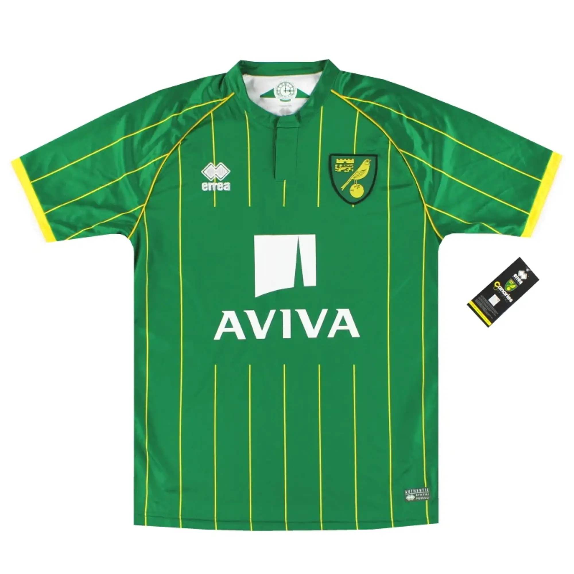 2015-16 Norwich City Errea Away Shirt *w/tags* - Norwich City / w/tags / Small