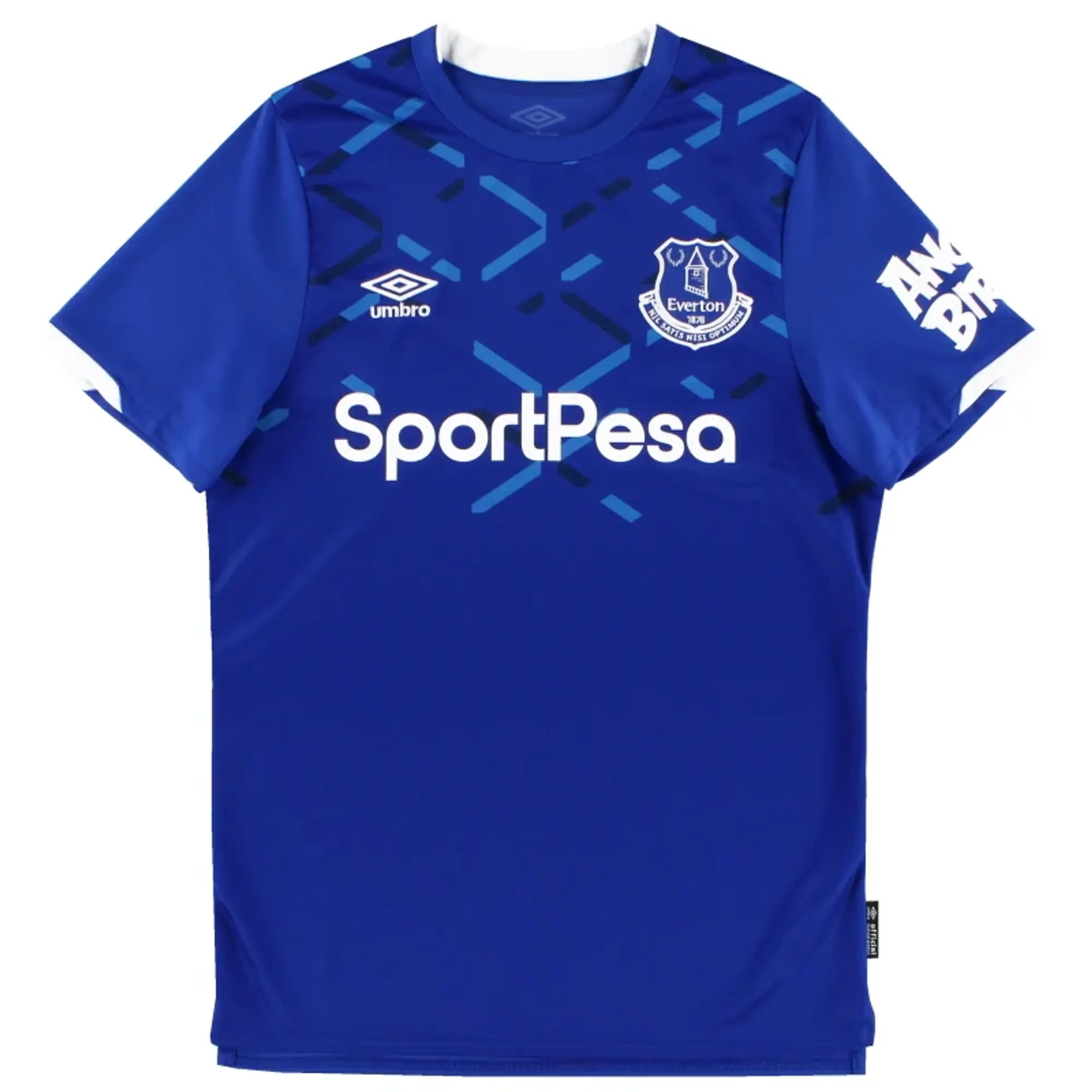 2019-20 Everton Umbro Home Shirt *Mint* M - Everton / Mint / Medium