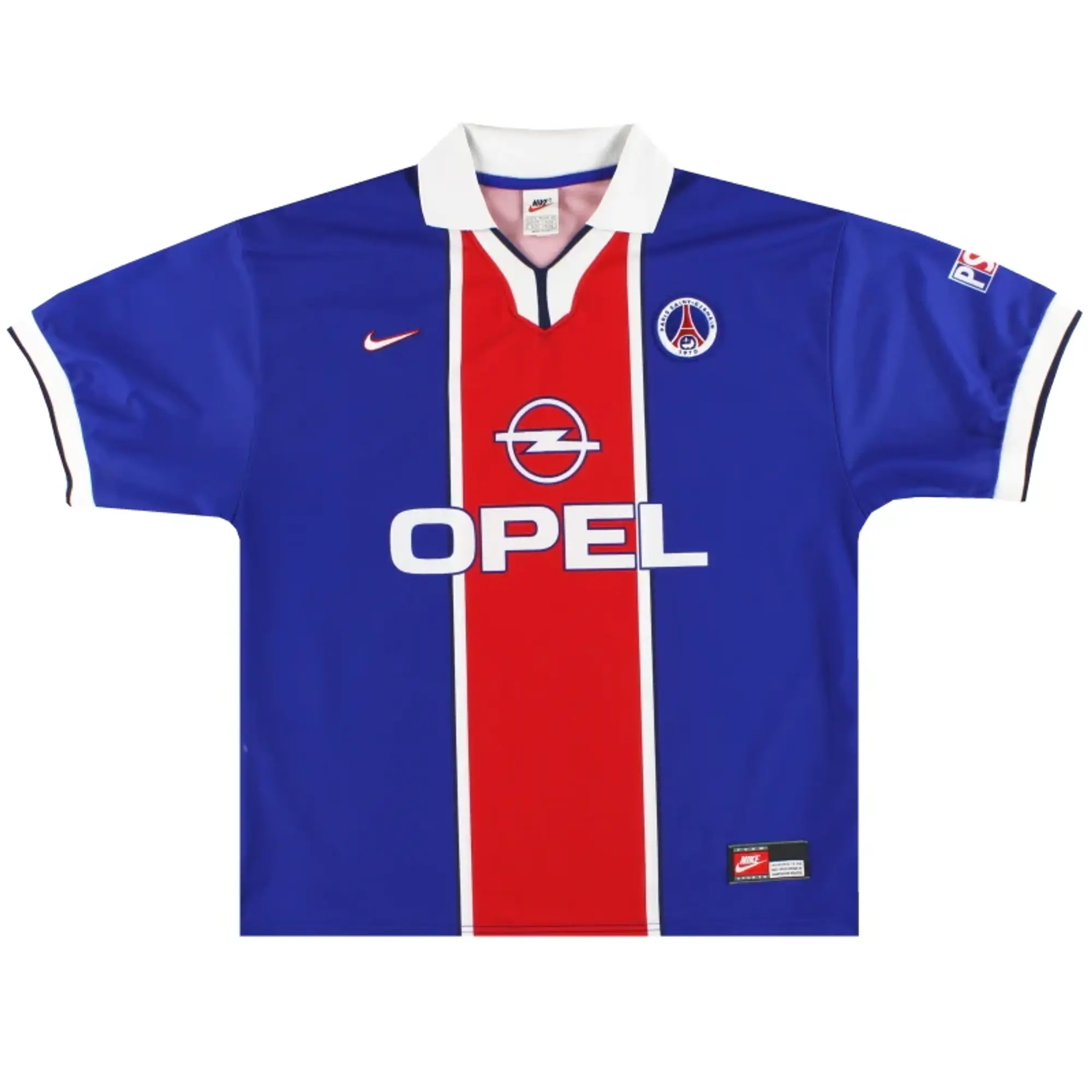 1997-98 Paris Saint-Germain Nike Home Shirt *Mint* XL - Paris Saint-Germain / Mint / XL