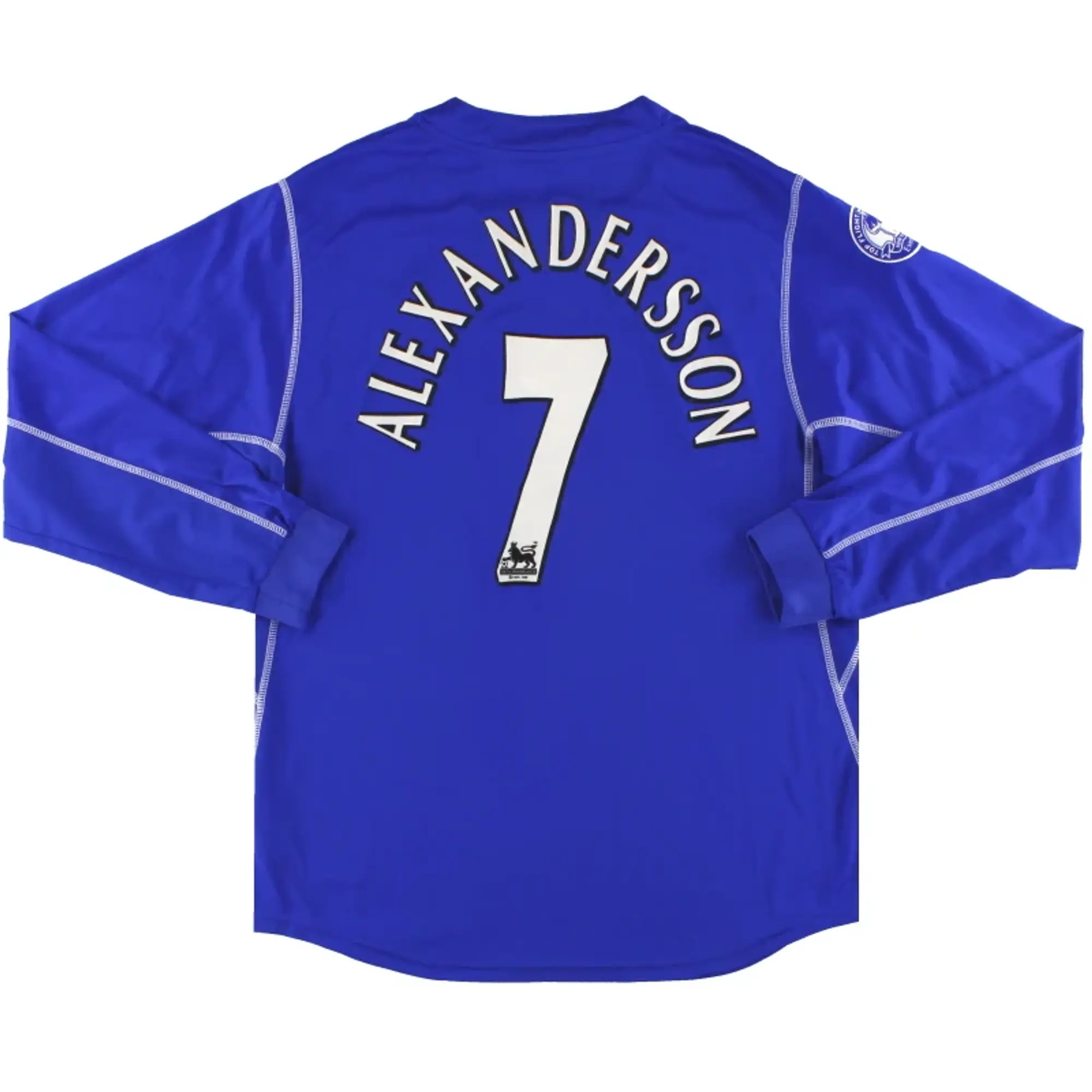 2002-03 Everton Puma Home Shirt Alexanderson #7 L/S XL - Everton / Excellent / XL