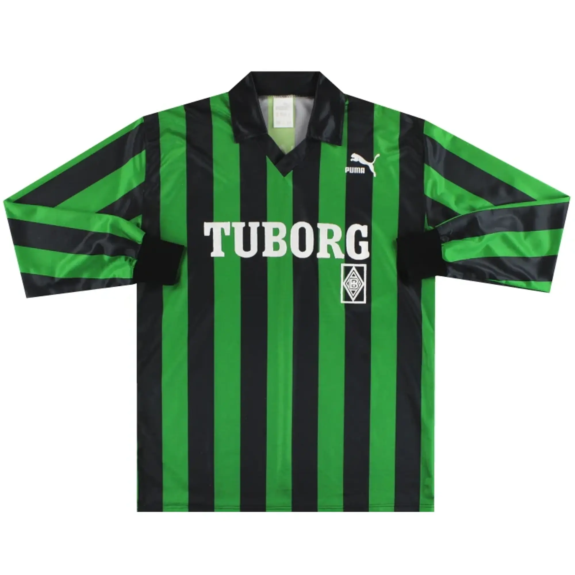 1990-92 Borussia Monchengladbach Puma Away Shirt L/S L - Borussia Monchengladbach / Excellent / Large