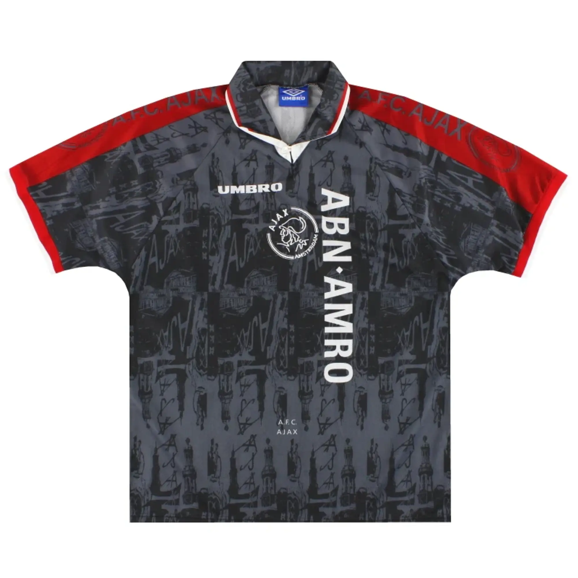 1996-97 Ajax Umbro Away Shirt *Mint* XL - Ajax / Mint / XL