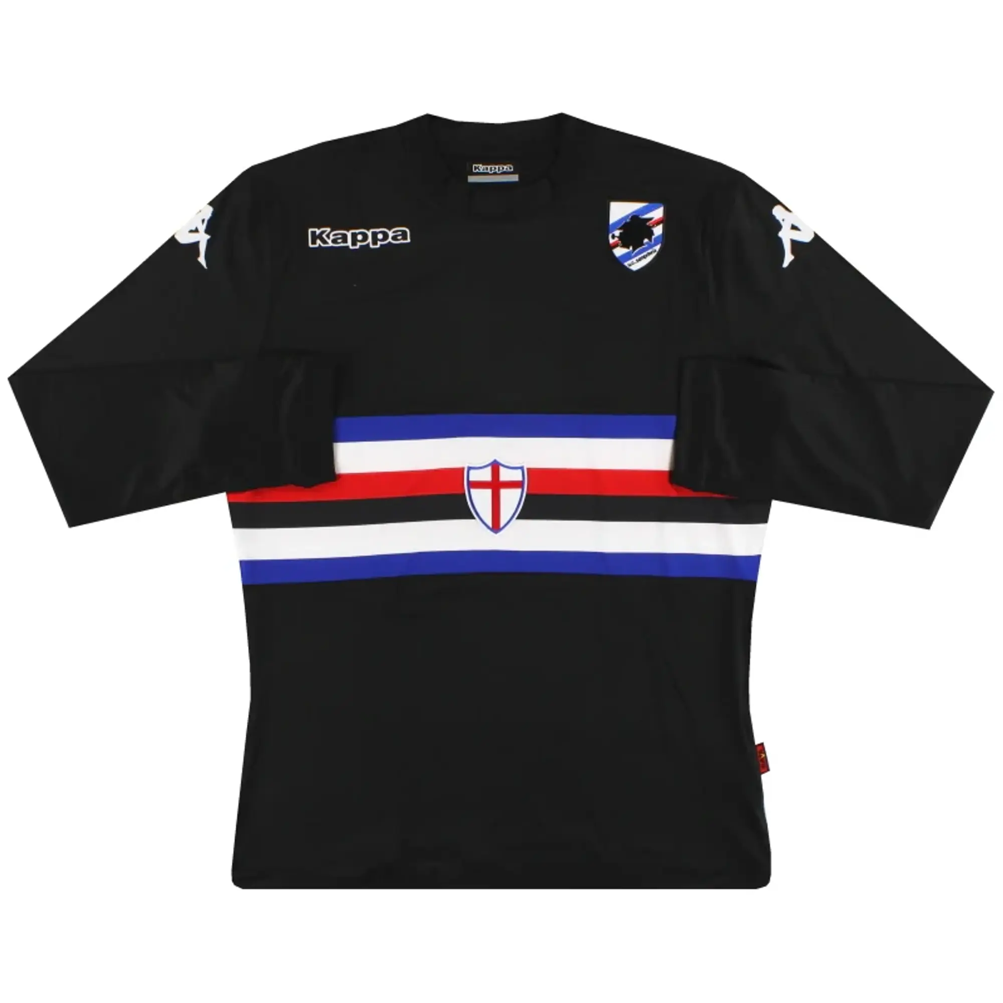 2013-14 Sampdoria Kappa Third Shirt L/S *Mint* XL - Sampdoria / Mint / XL