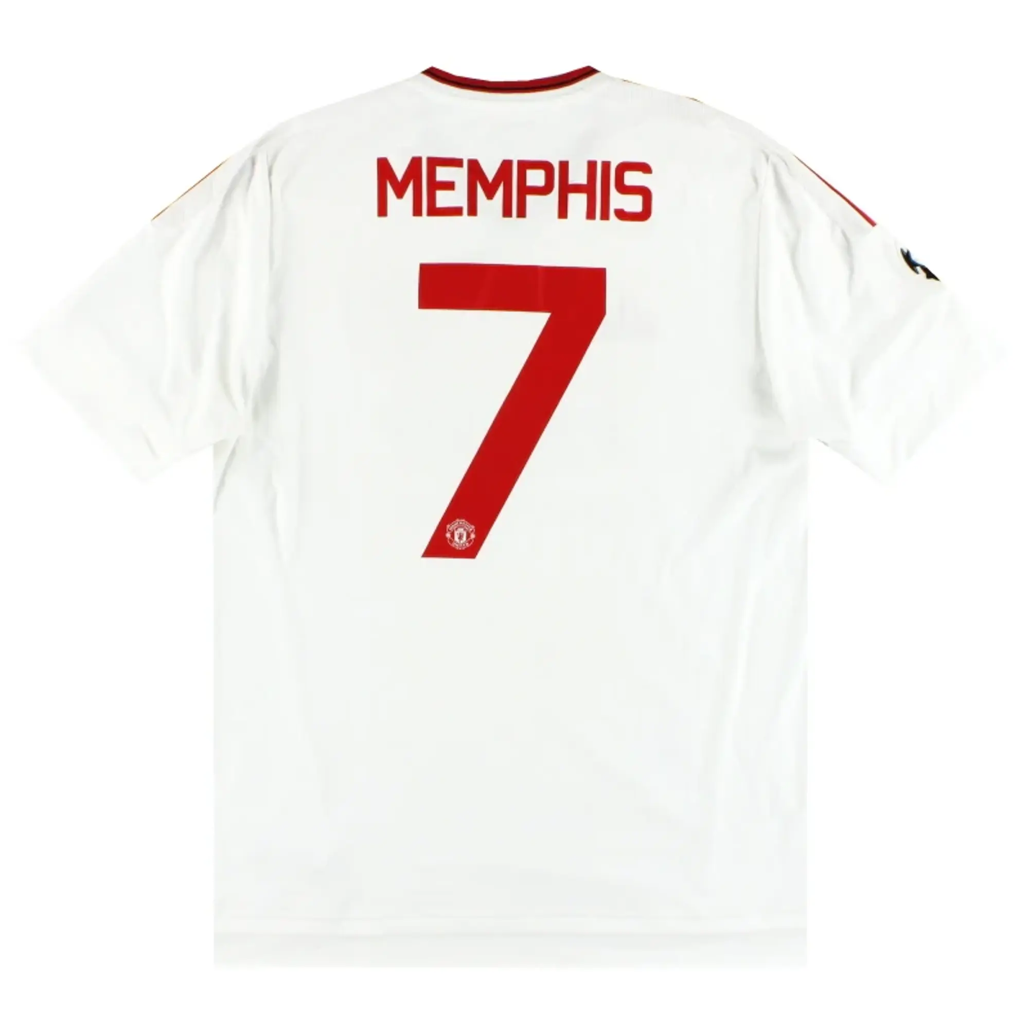 2015-16 Manchester United adidas CL Away Shirt Memphis #7 L - Manchester United / Excellent / Large