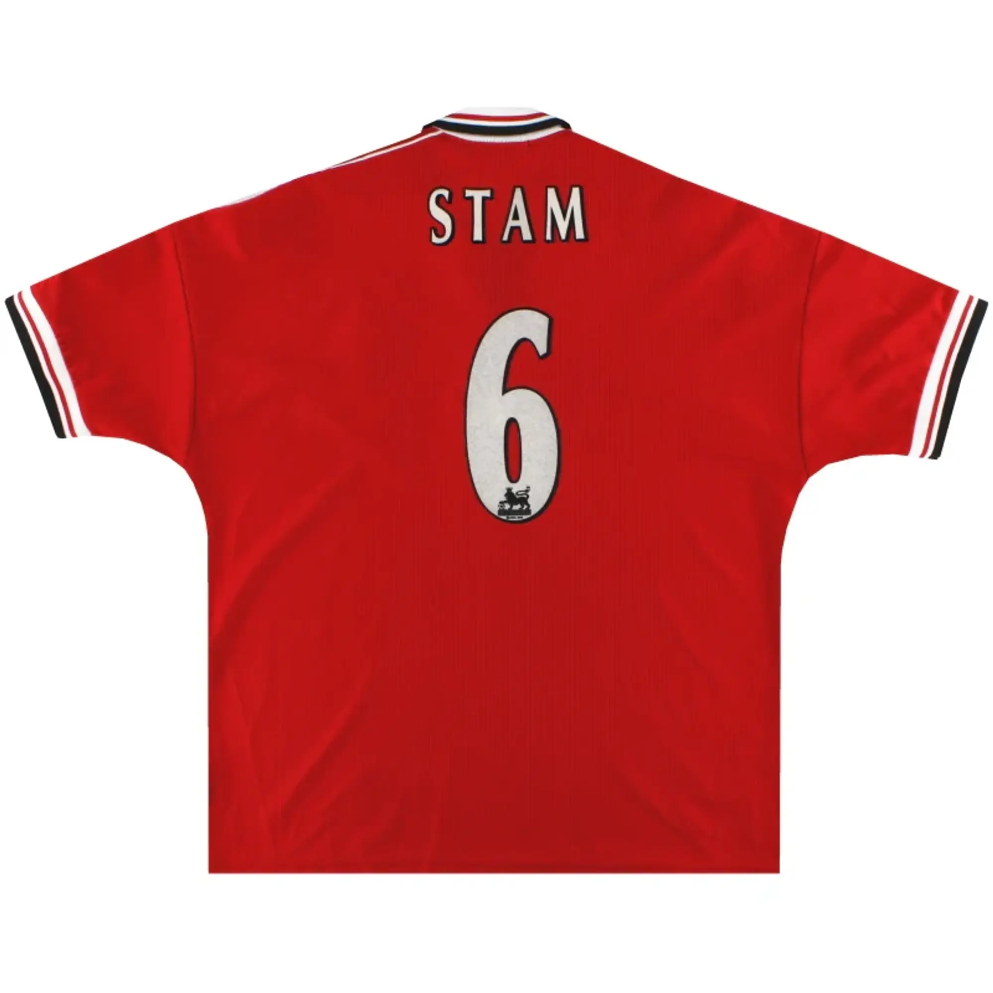1998-00 Manchester United Umbro Home Shirt Stam #6 XXL - Manchester United / Excellent / XXL