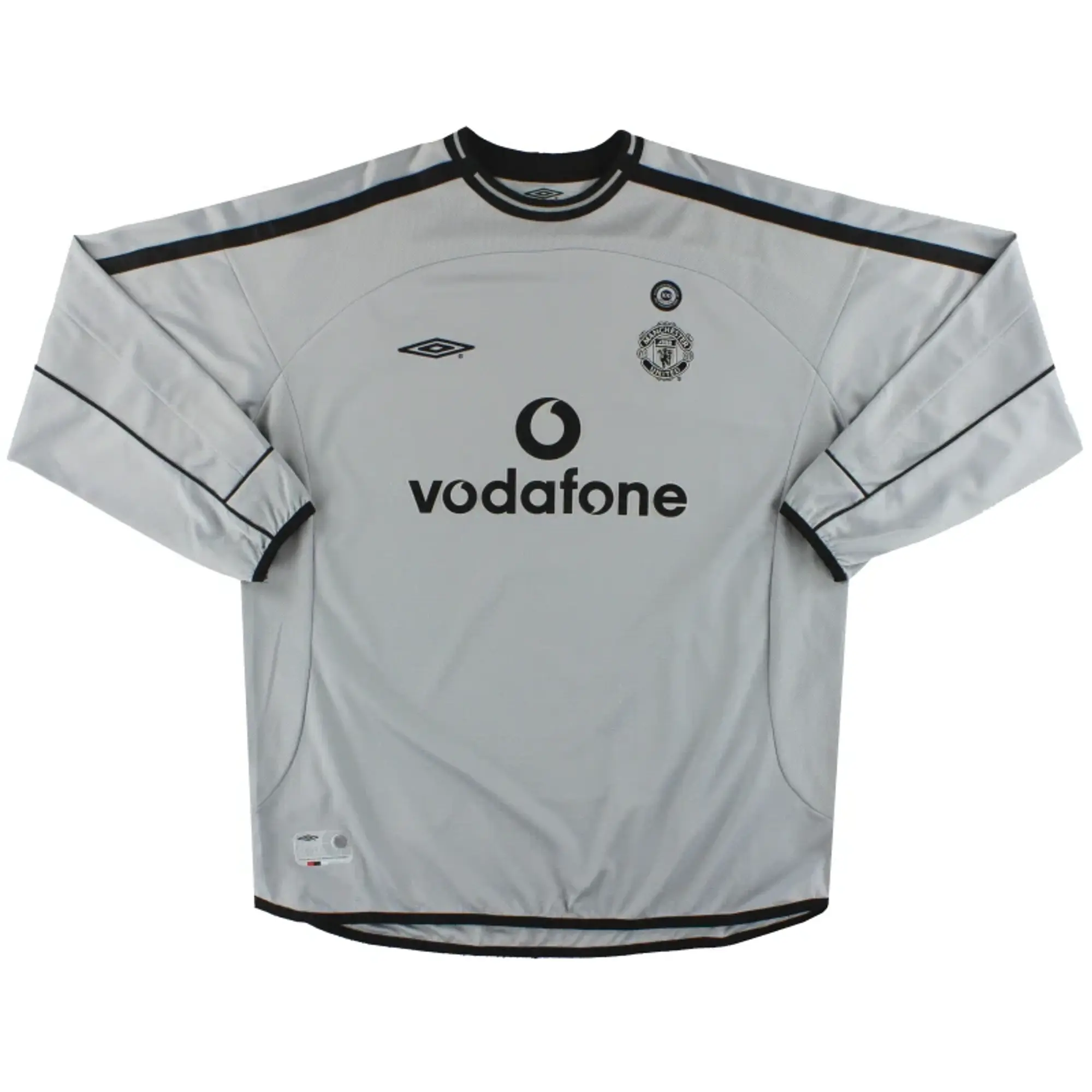 2001-02 Manchester United Umbro Centenary Goalkeeper Shirt L.Boys - Manchester United / Excellent / Youth