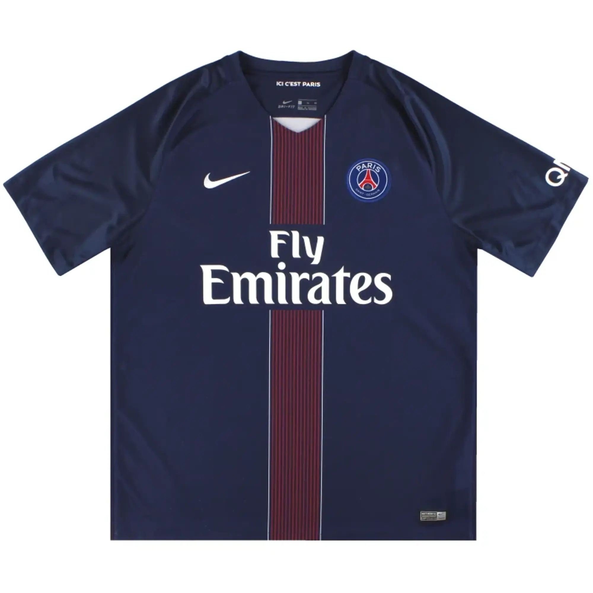 2016-17 Paris Saint-Germain Nike Home Shirt *Mint* L - Paris Saint-Germain / Mint / Large