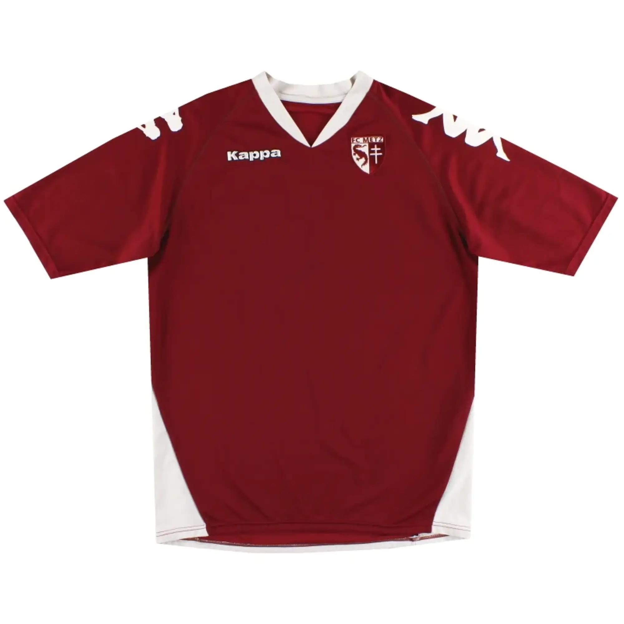 2007-08 FC Metz Kappa Home Shirt XL - Other French Clubs / Very Good / XL