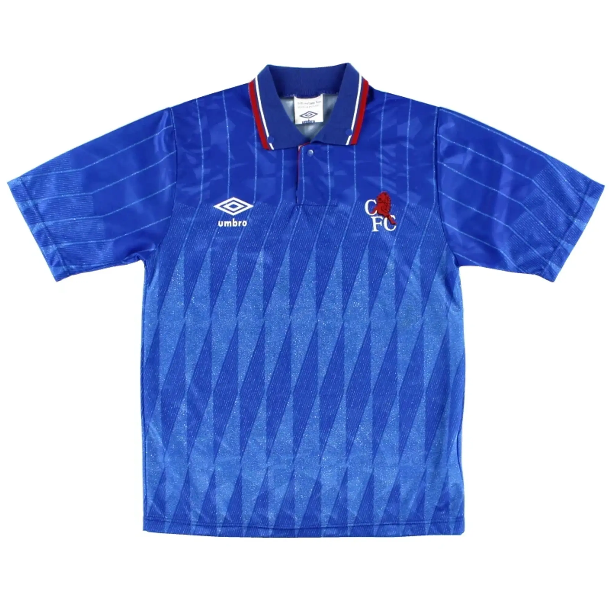 1989-91 Chelsea Umbro Home Shirt S.Boys - Chelsea / Excellent / Youth