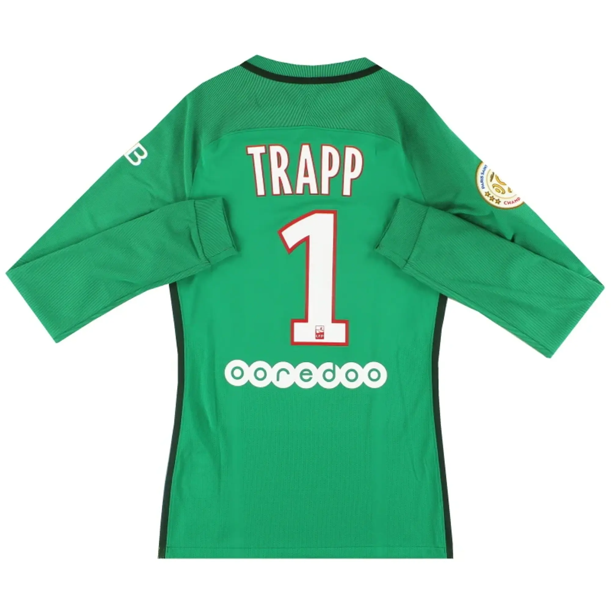 2016-17 Paris Saint-Germain Nike Authentic GK Shirt Trapp #1 *Mint* S - Paris Saint-Germain / Mint / Small
