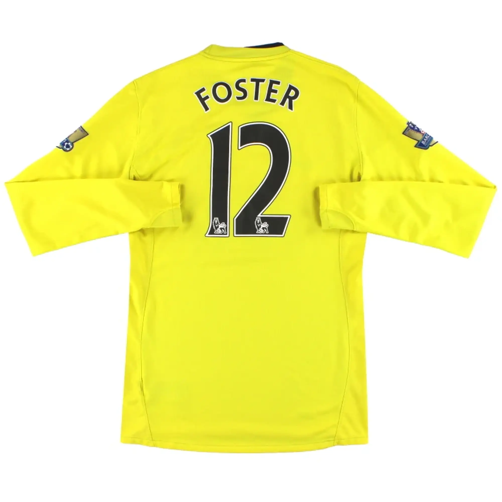 2008-09 Manchester United Nike Goalkeeper Shirt Foster #12 L - Manchester United / Very good / Large