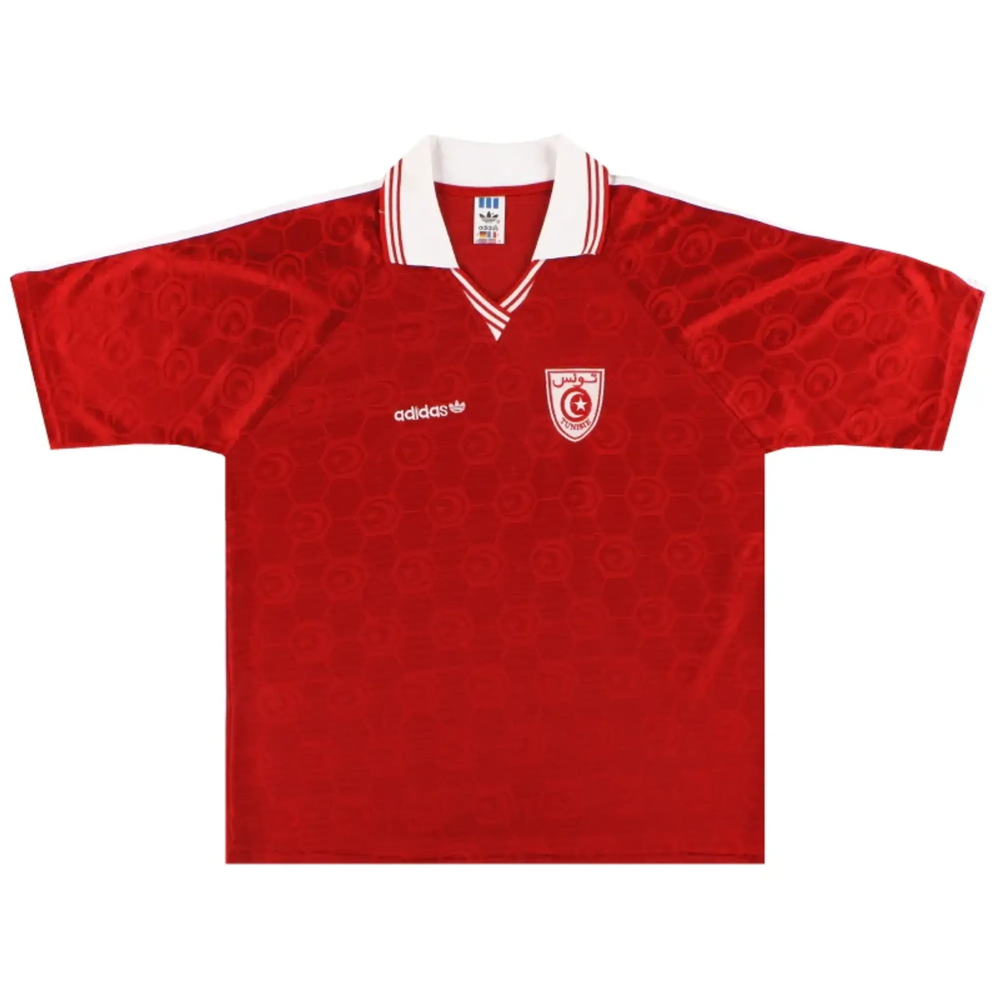 1992-94 Tunisia adidas Away Shirt XL - African / Excellent / XL