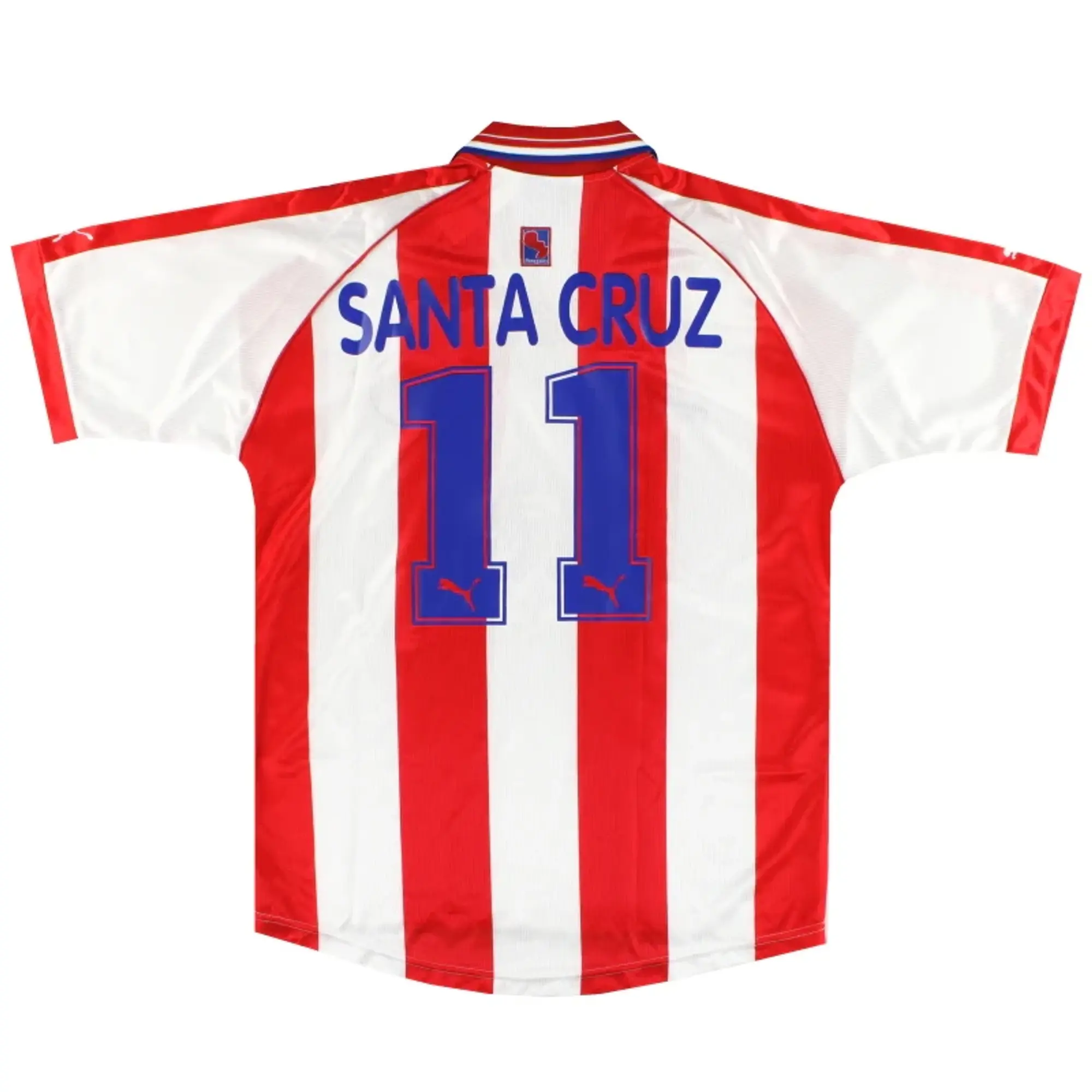 2000-02 Paraguay Puma Home Shirt Santa Cruz #11 XL - South American / Very good / XL