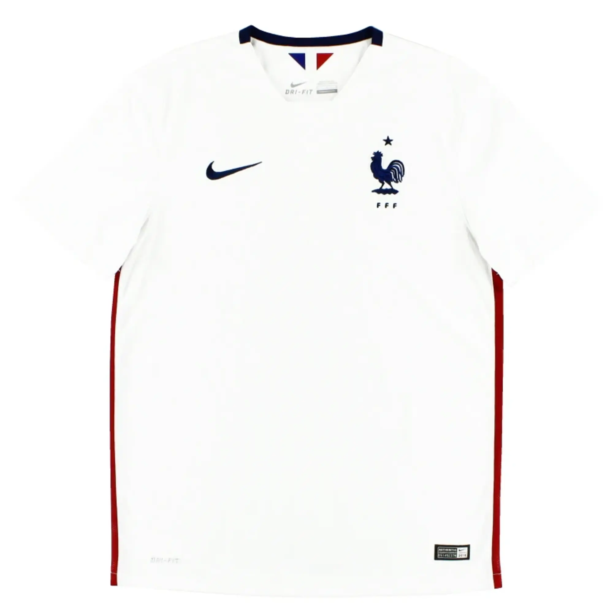 2015-16 France Nike Away Shirt M - France / Excellent / Medium