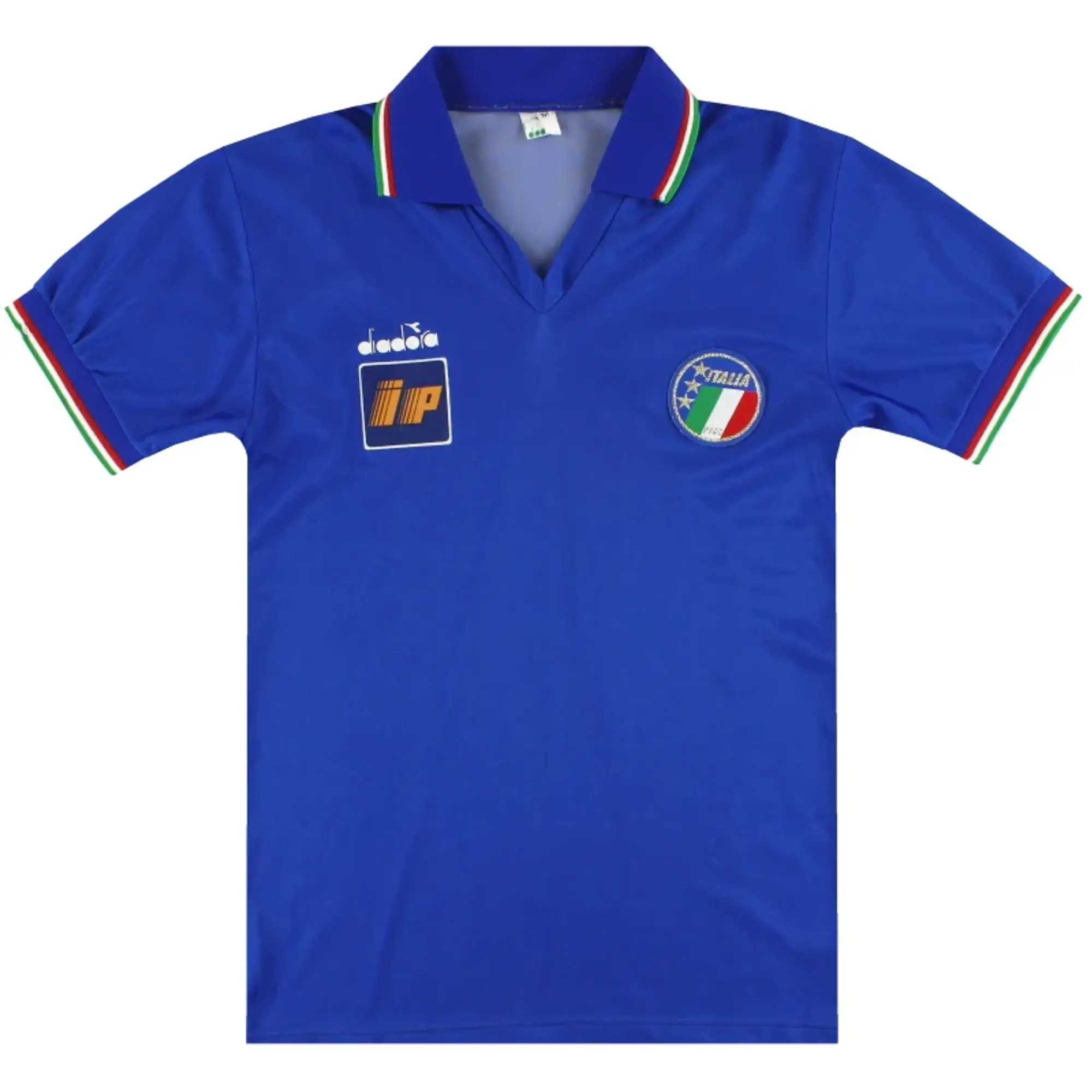 1986-90 Italy Diadora Player Issue Home Shirt *Mint* M - Italy / Mint / Medium