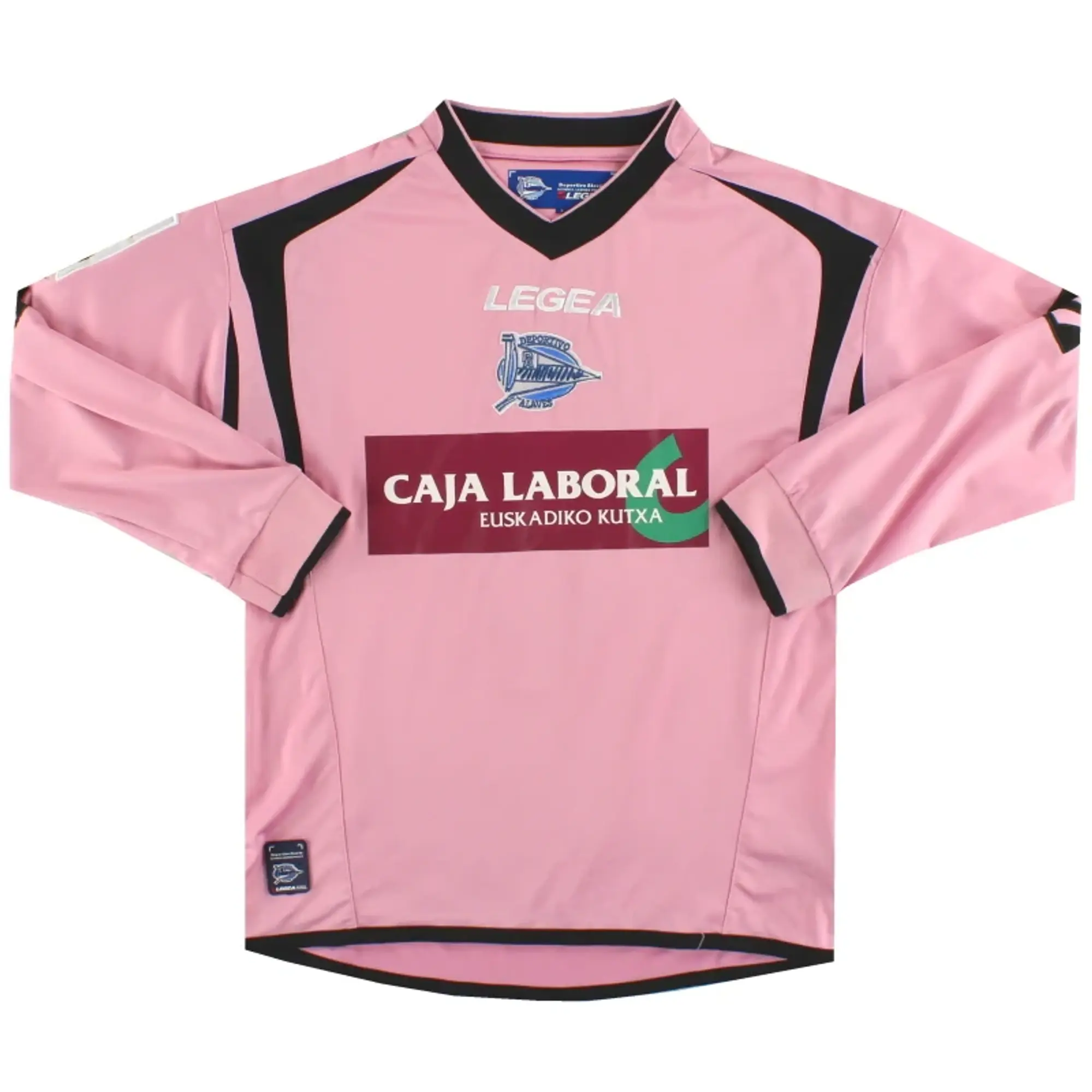 2009-10 Deportivo Alaves Legea Away Shirt #9 L/S Y - Other Spanish Clubs / Very Good / Youth