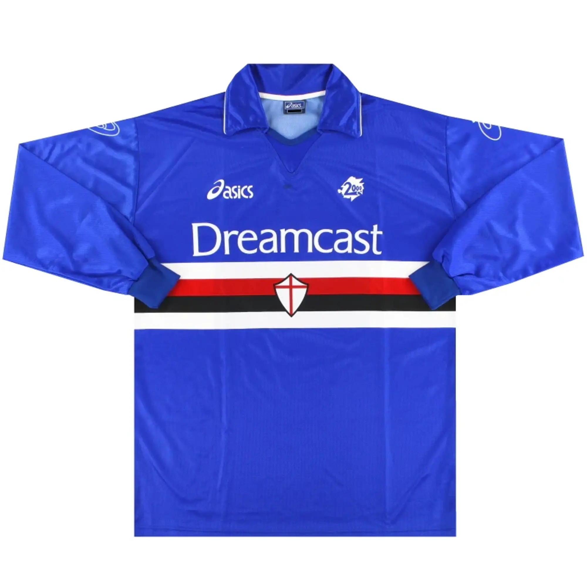 1999-00 Sampdoria Asics Home Shirt L/S XL - Sampdoria / Excellent / XL