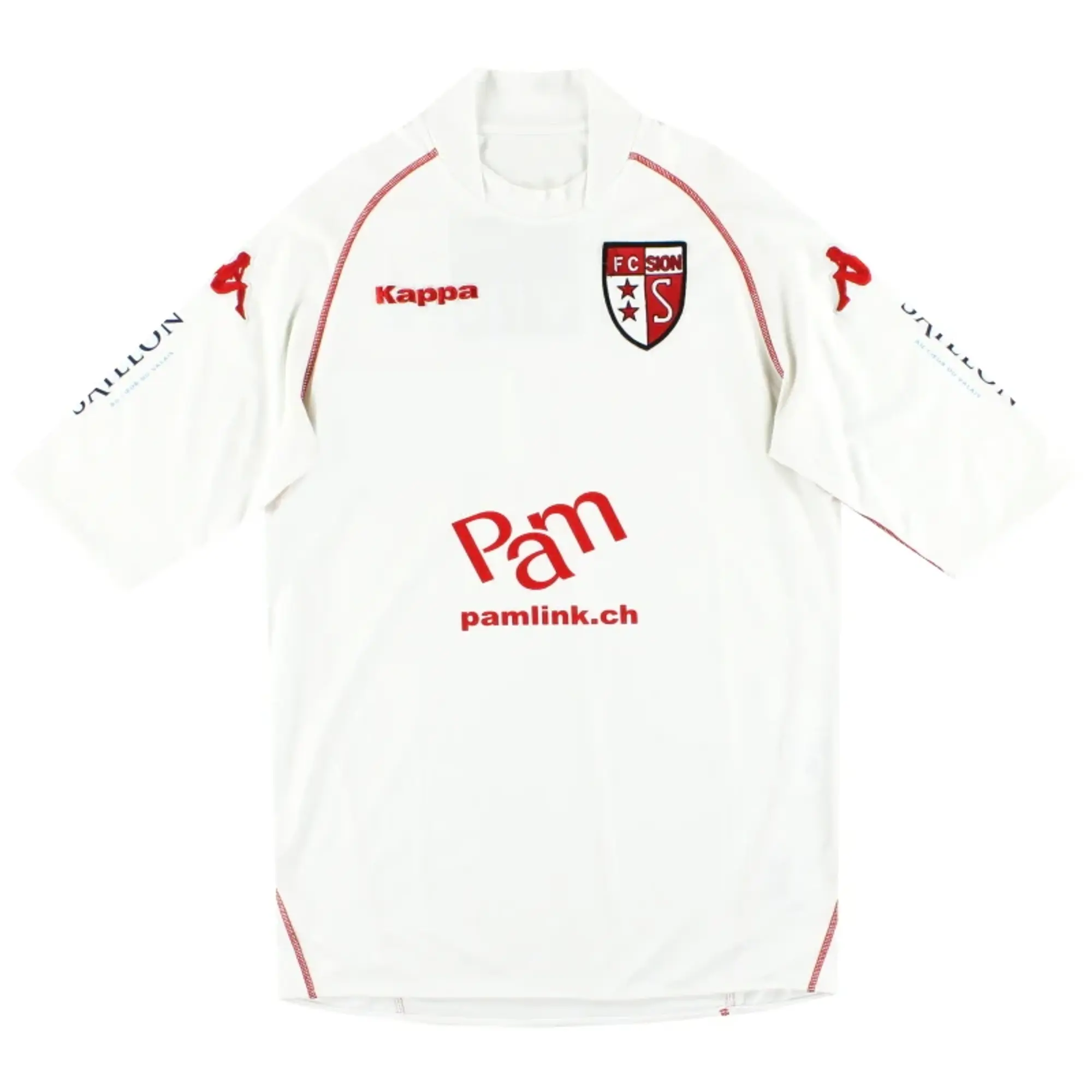 2008-09 FC Sion Kappa Home Shirt XL - Other European Clubs / Excellent / XL