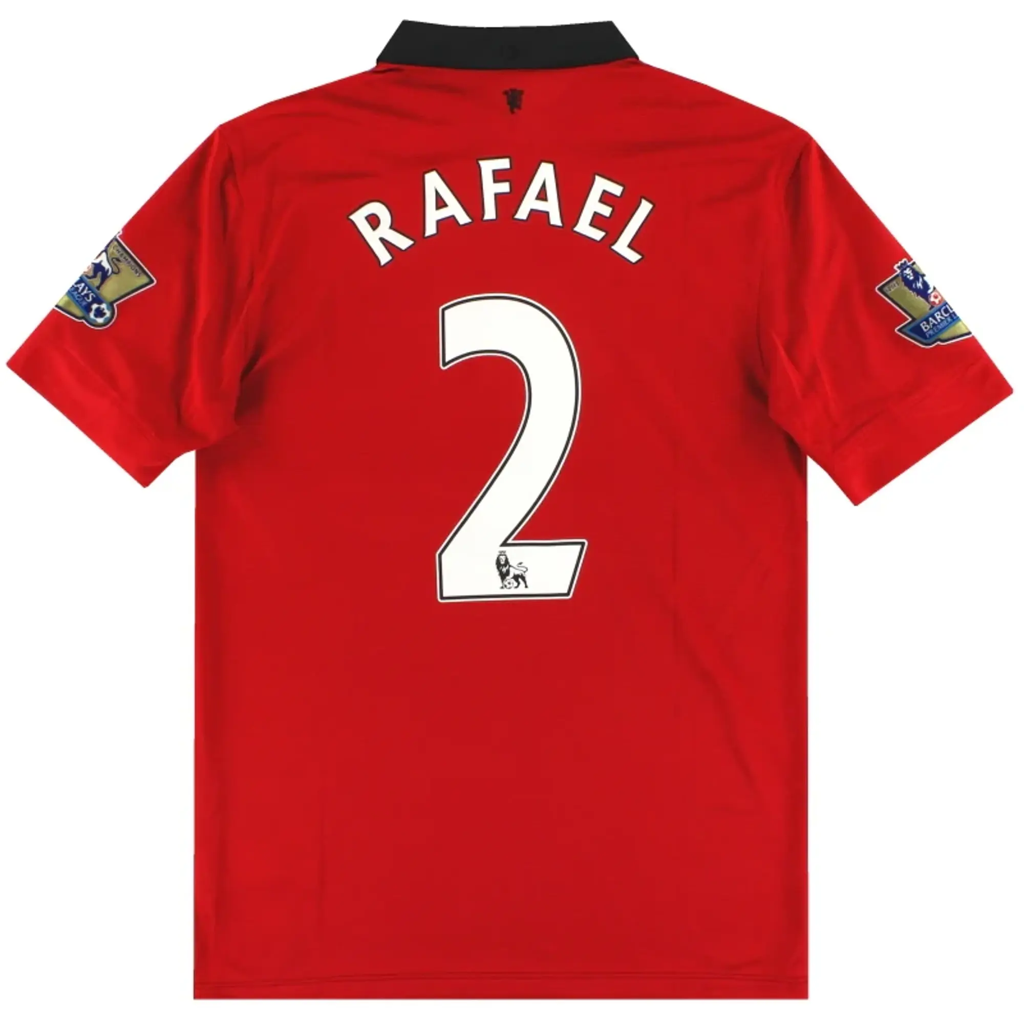 2013-14 Manchester United Nike Home Shirt Rafael #2 S - Manchester United / Excellent / Small