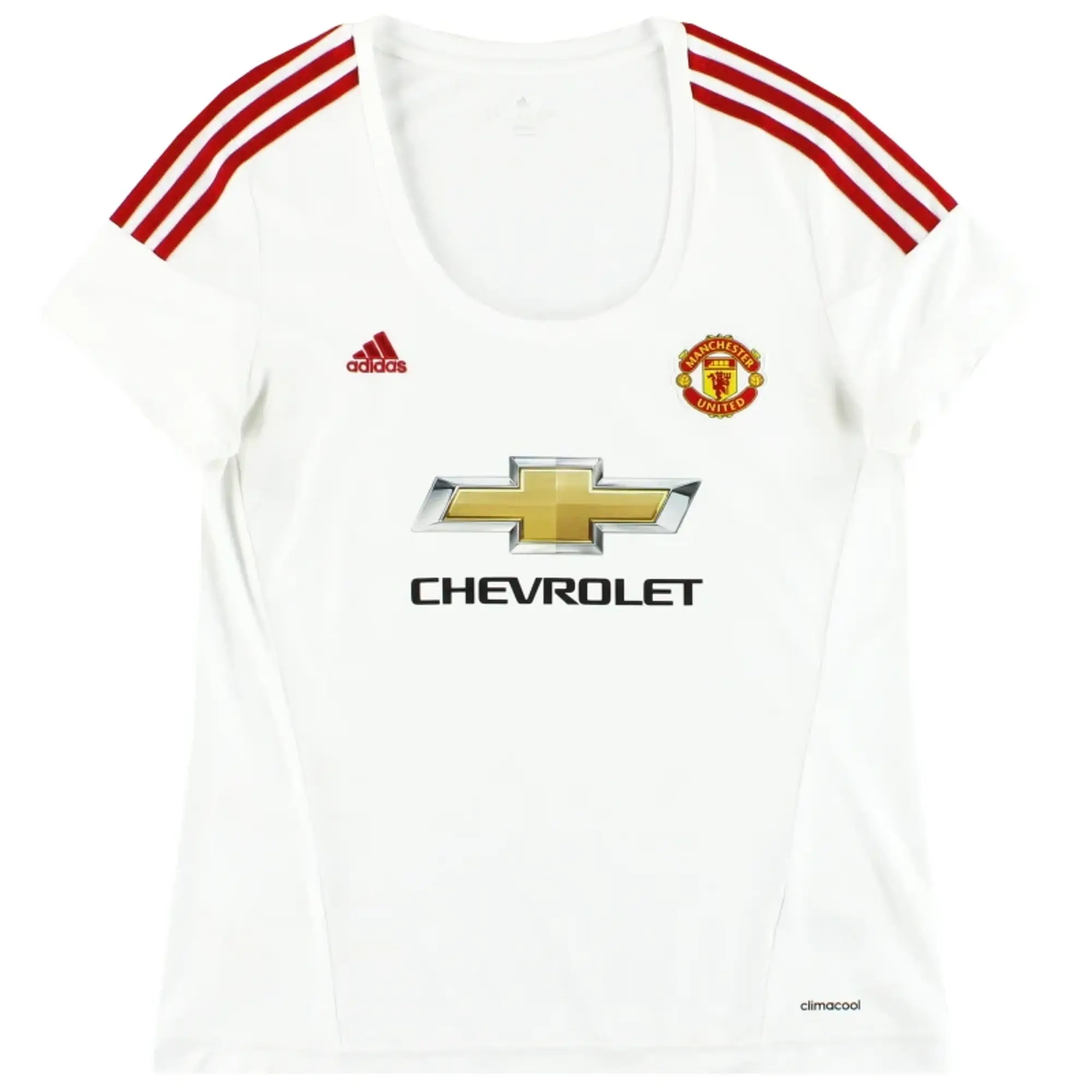2015-16 Manchester United adidas Home Shirt Y - Manchester United / Excellent / Youth