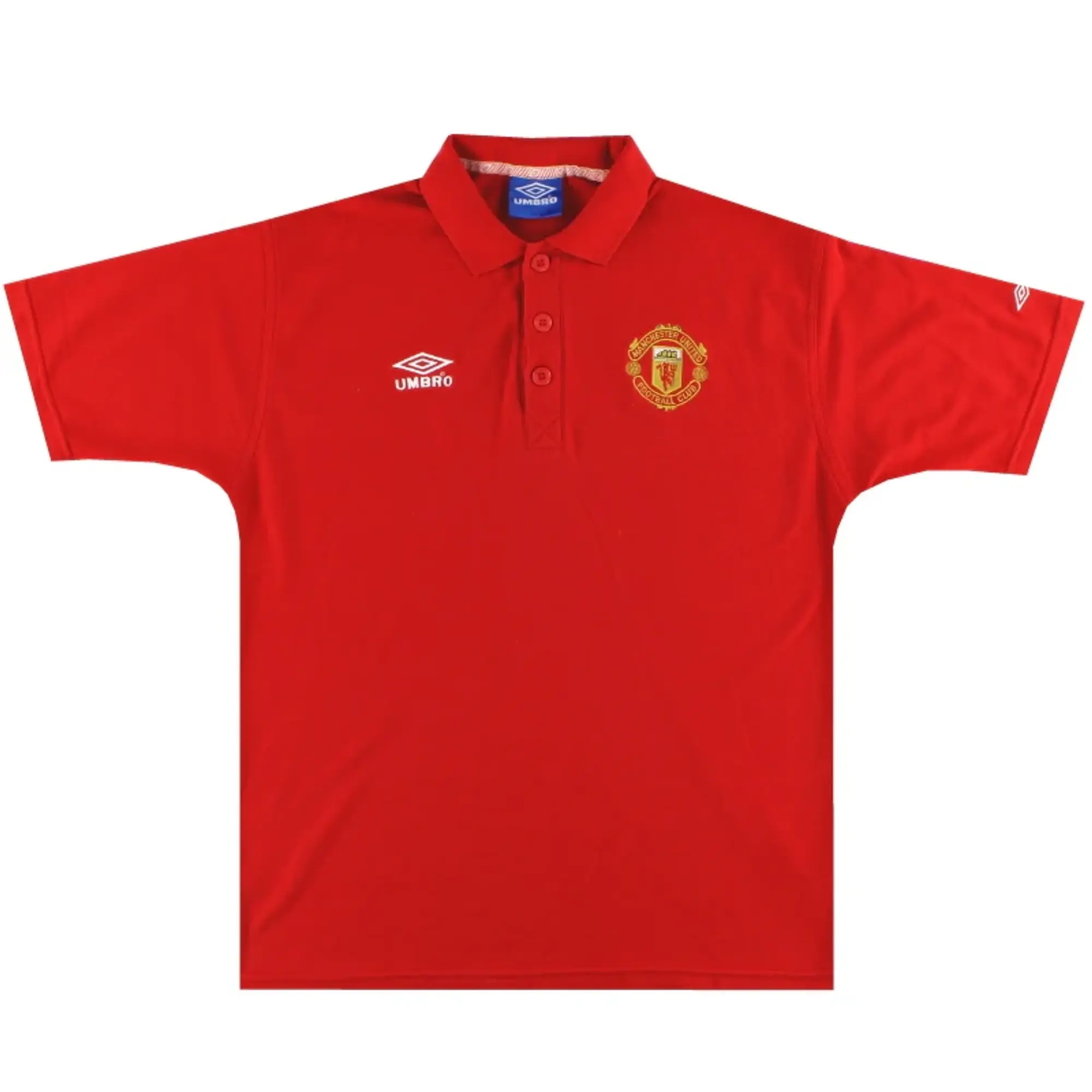 1998-99 Manchester United Umbro Polo Shirt XL - Manchester United / Excellent / XL