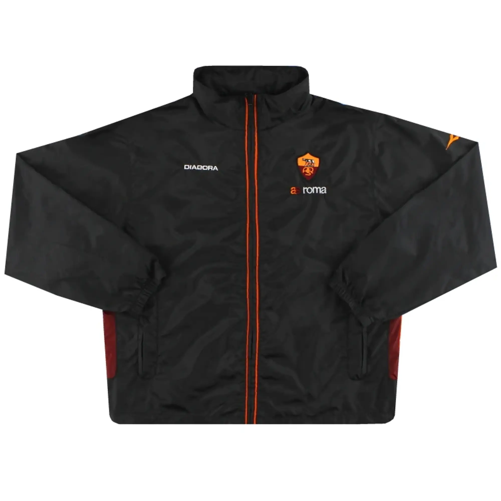 2004-05 Roma Diadora Rain Jacket XL.Boys - Roma / Excellent / Youth