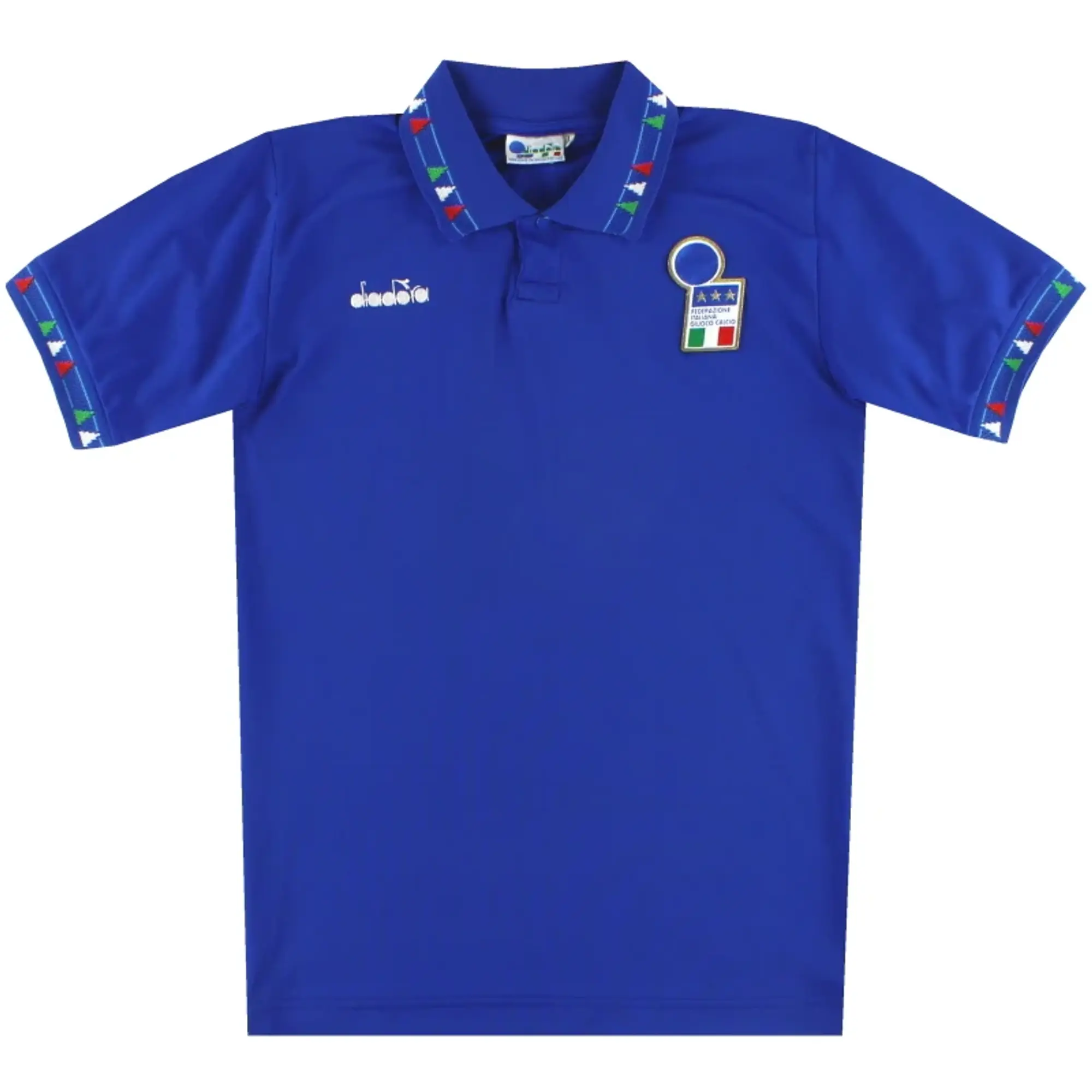 1992-93 Italy Diadora Home Shirt L.Boys - Italy / Excellent / Youth