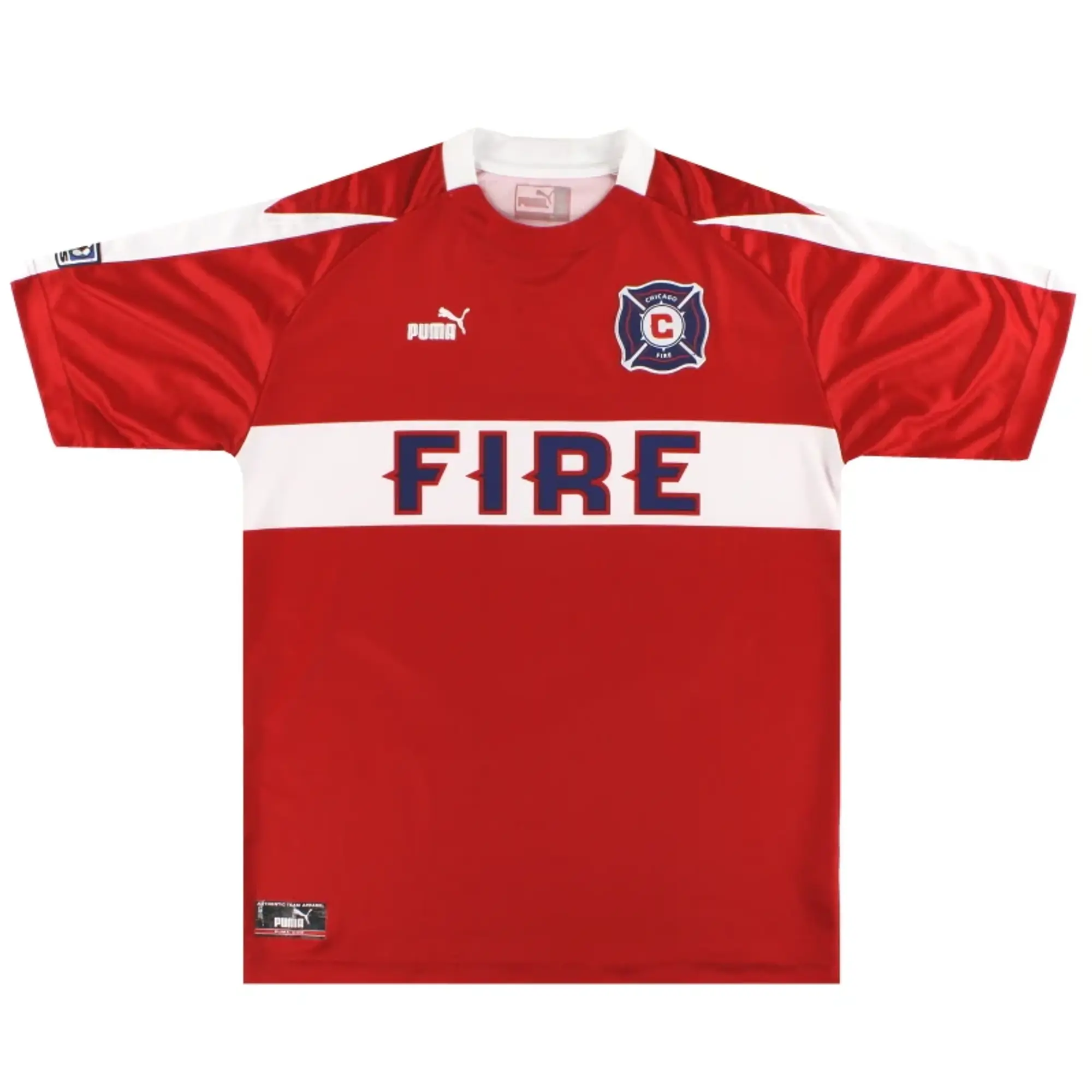 2003-04 Chicago Fire Puma Home Shirt L - USA Soccer Clubs / Excellent / Large