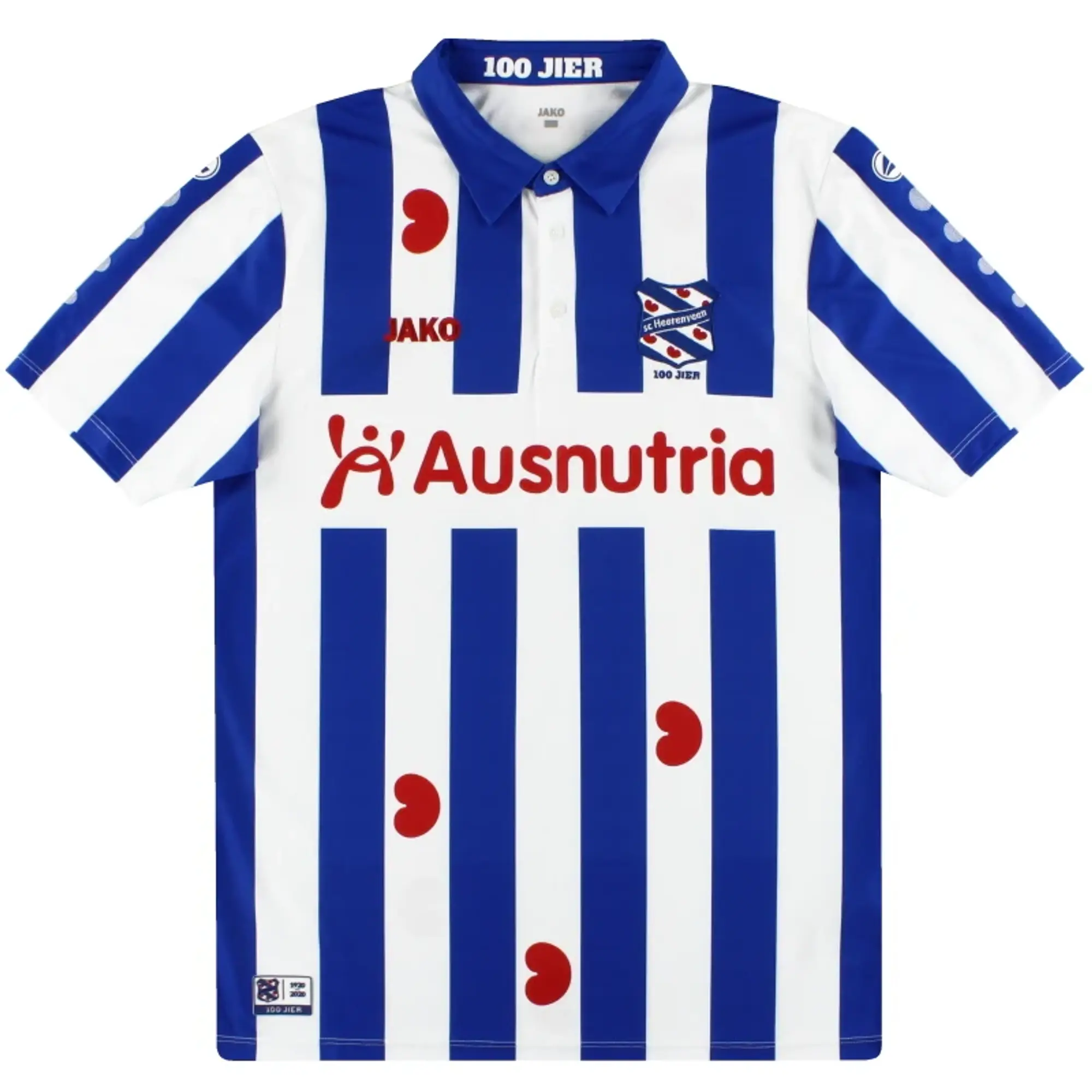 2020-21 Heerenveen Jako Centenary Home Shirt *As New* Y - Other Dutch Clubs / As New / Youth