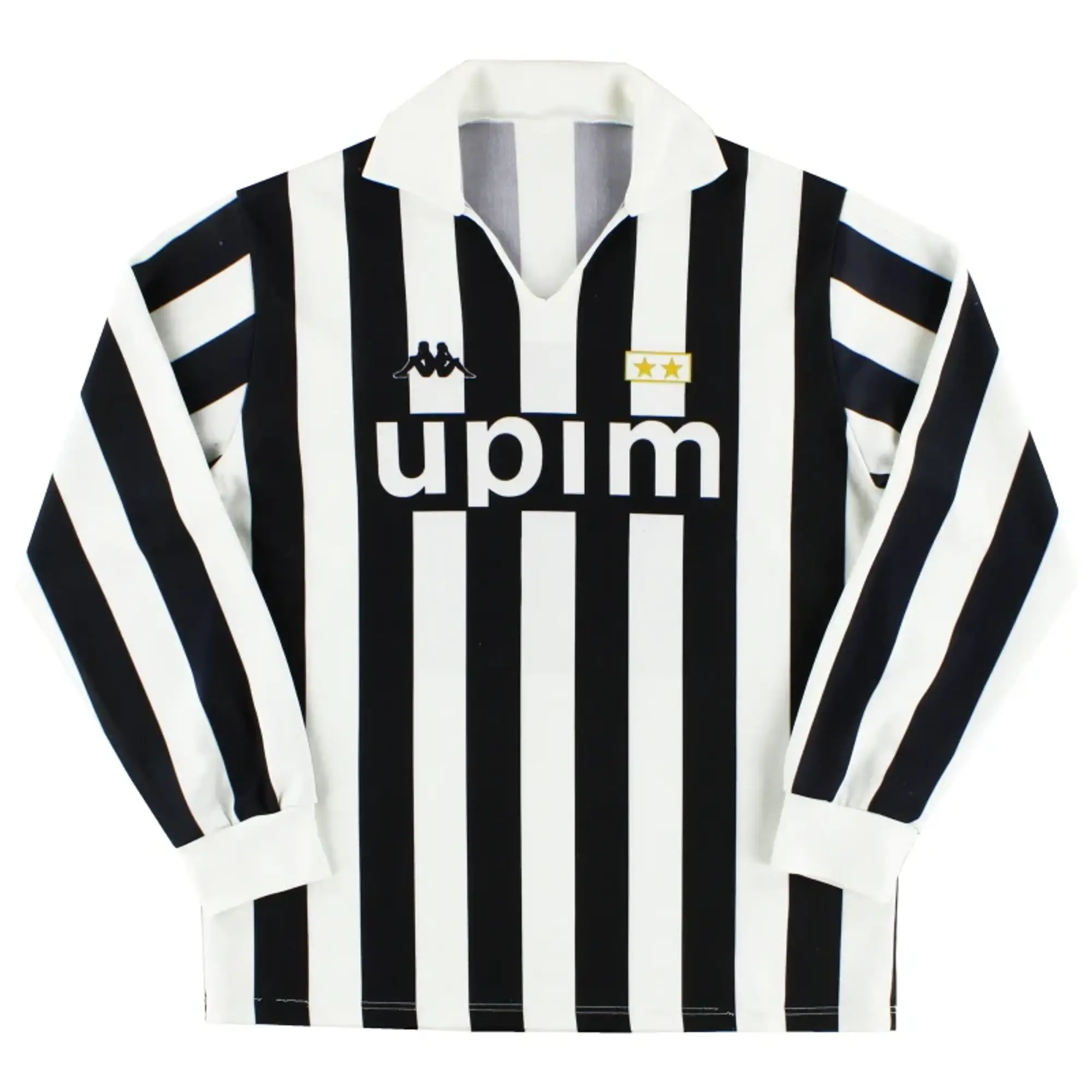 1989-90 Juventus Kappa Home Shirt L/S L - Juventus / Excellent / Large