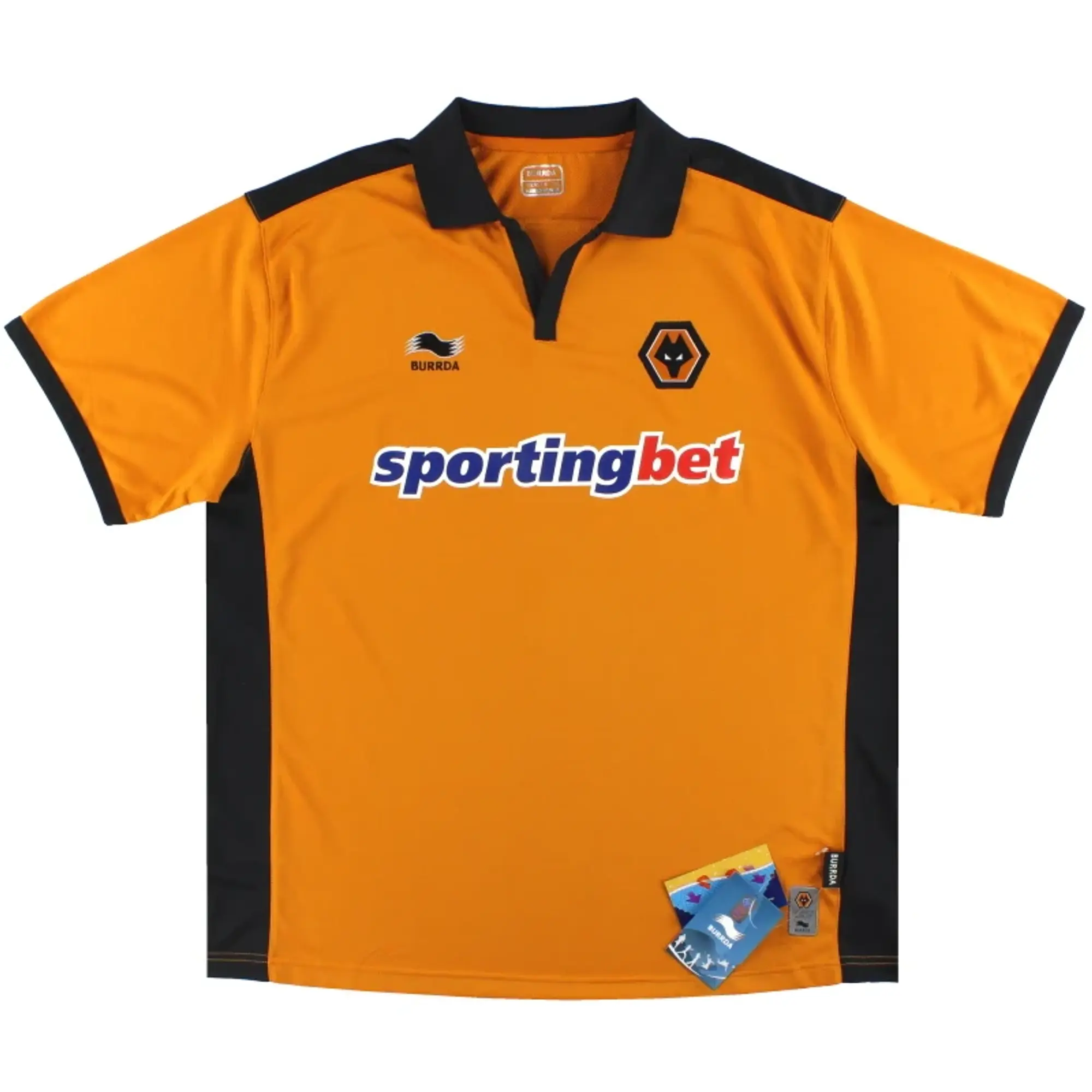 2010-11 Wolves Burrda Home Shirt *w/tags* XXL - Wolves / w/tags / XXL