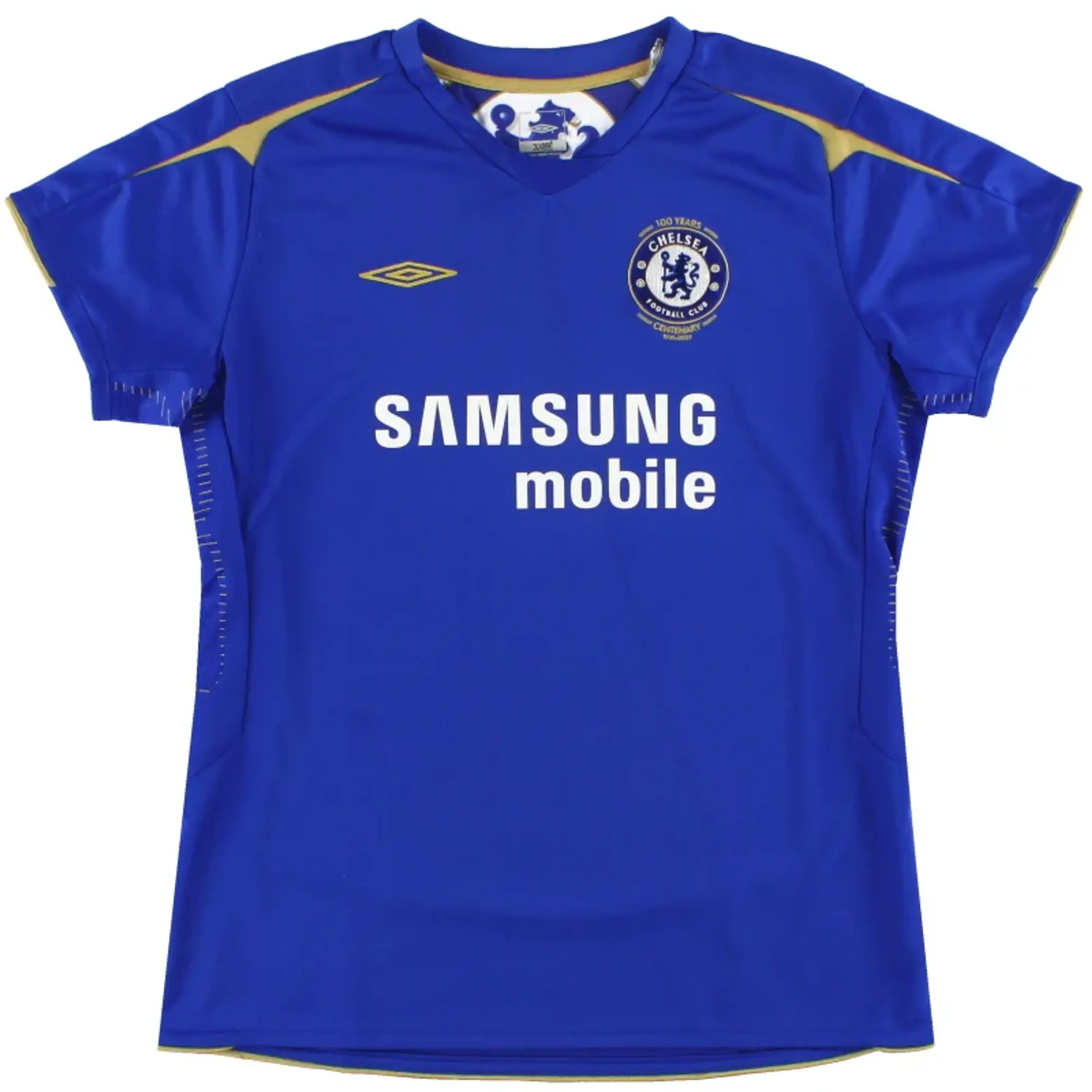 2005-06 Chelsea Centenary Home Shirt *Mint* Womens 14 - Chelsea / Mint / Large