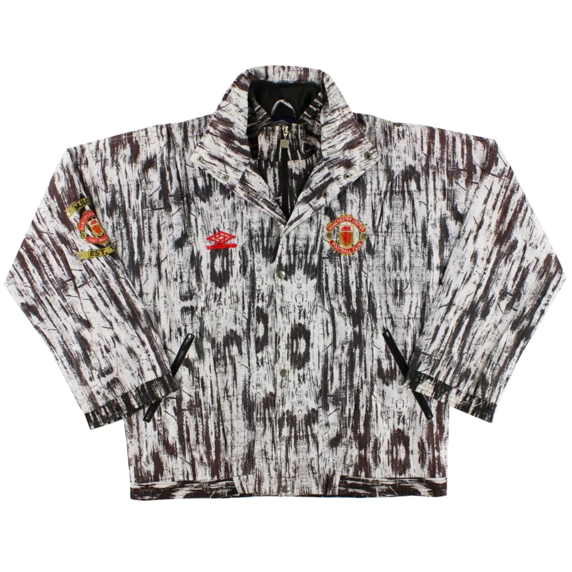 1992-93 Manchester United Umbro Woven Presentation Jacket XS - Manchester United / Excellent / XS