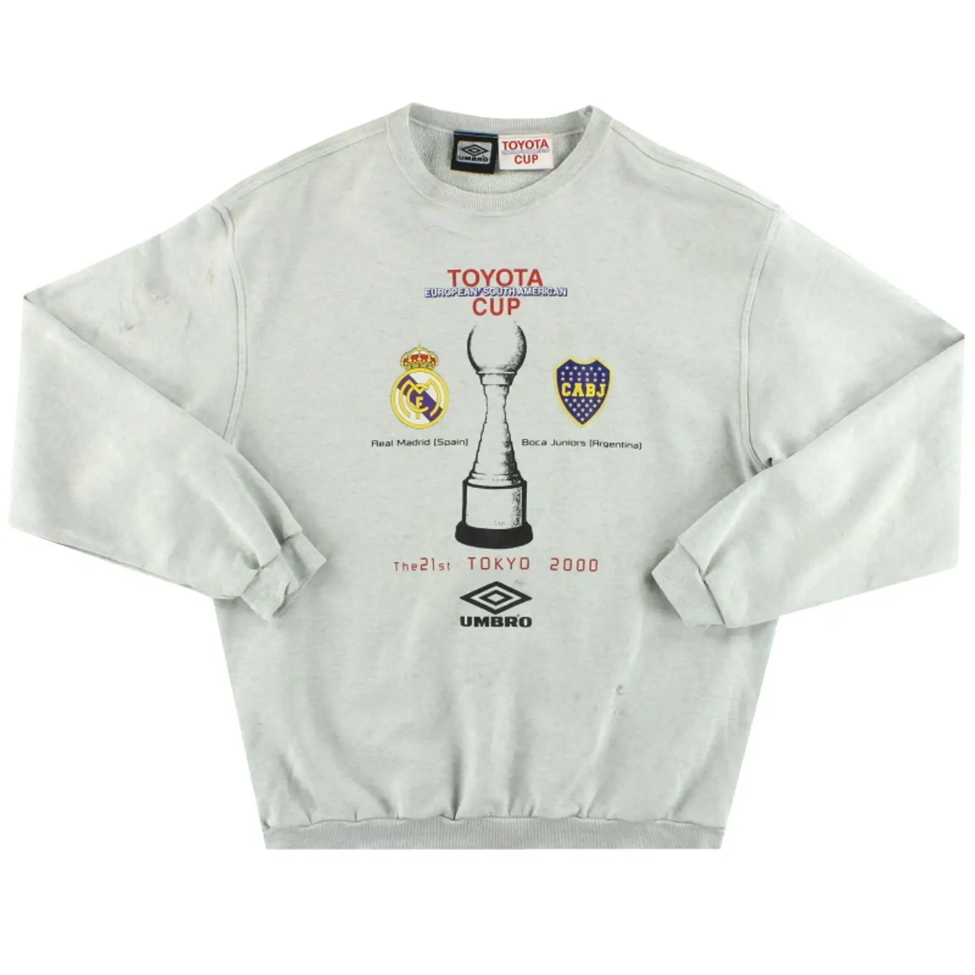 2000 Intercontiental Cup Umbro Sweatshirt S - Other World Clubs / Very Good / Small