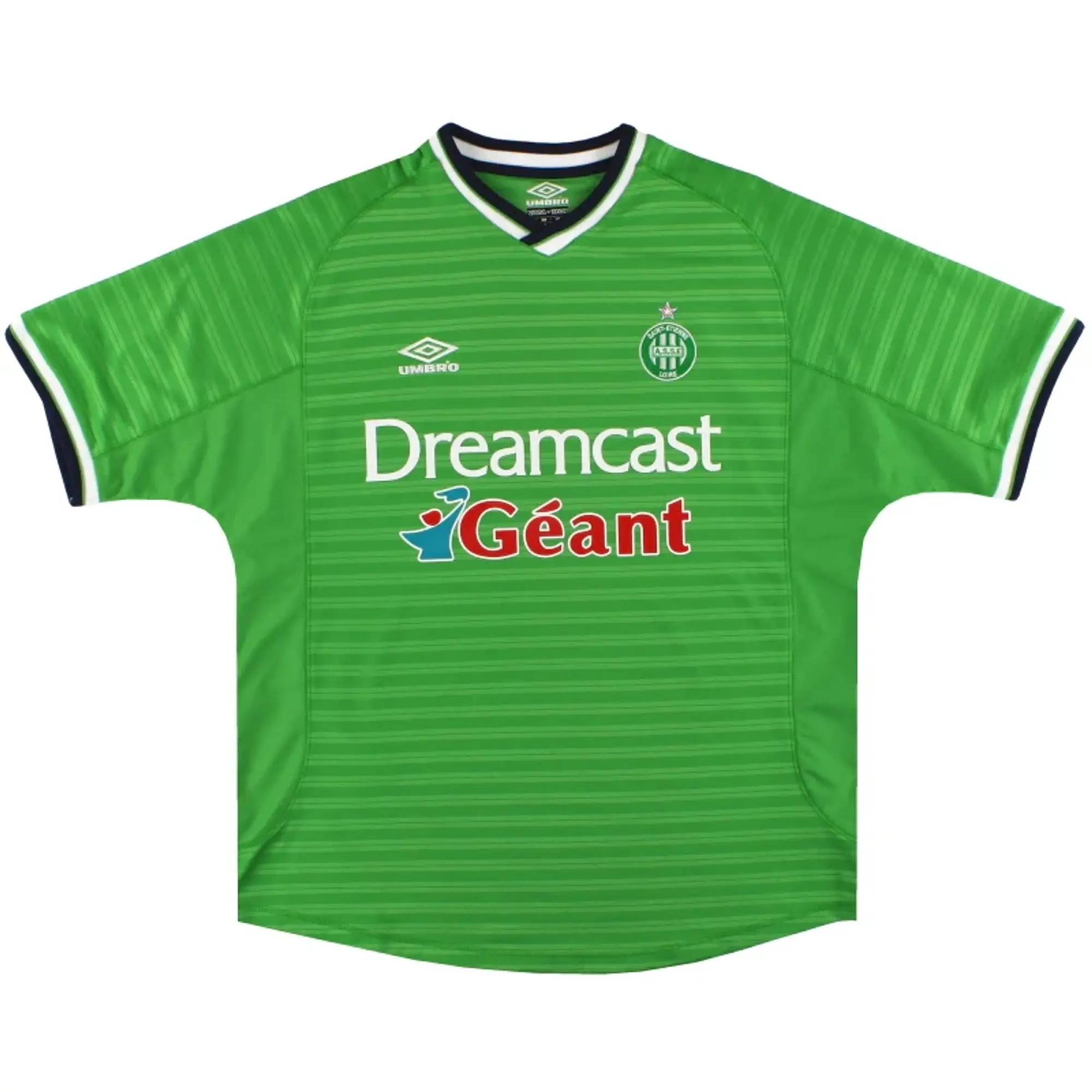 2000-01 Saint Etienne Umbro Home Shirt XL - French Clubs / Excellent / XL