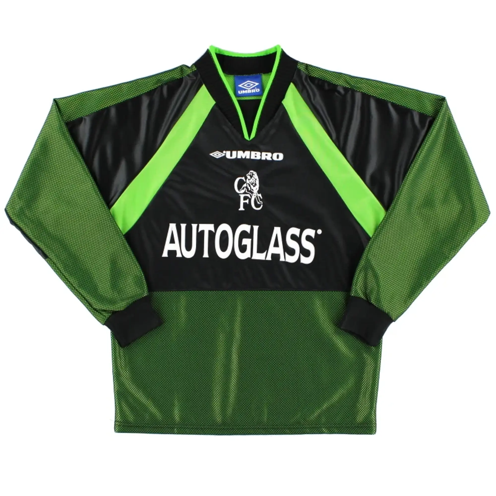 1998-00 Chelsea Umbro Goalkeeper Shirt Y - Chelsea / Excellent / Youth