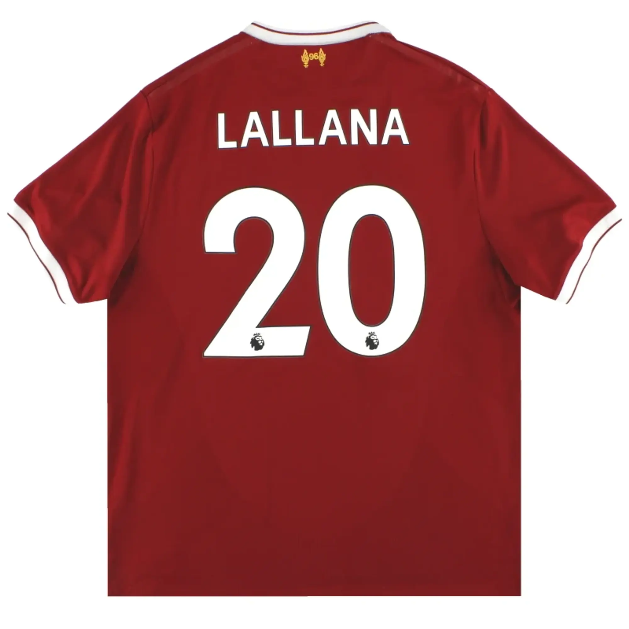 2017-18 Liverpool New Balance '125 Years' Home Shirt Lallana #20 XL - Liverpool / Excellent / XL