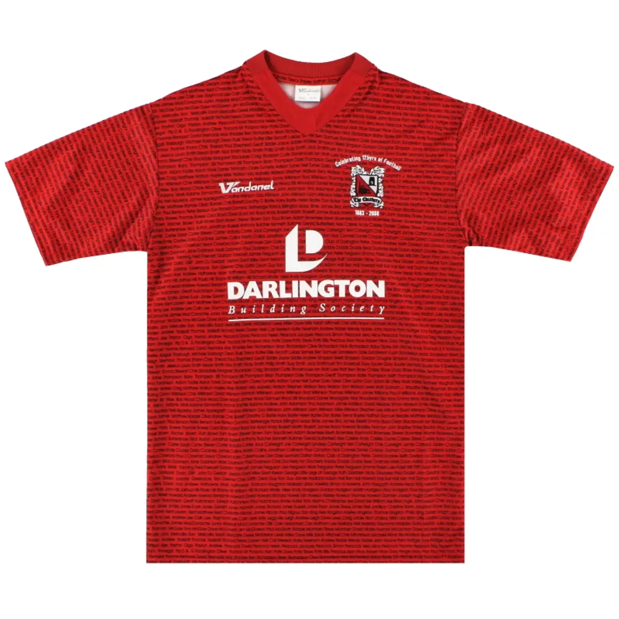 2008-09 Darlington '125 Years' Away Shirt S - Darlington / Excellent / Small